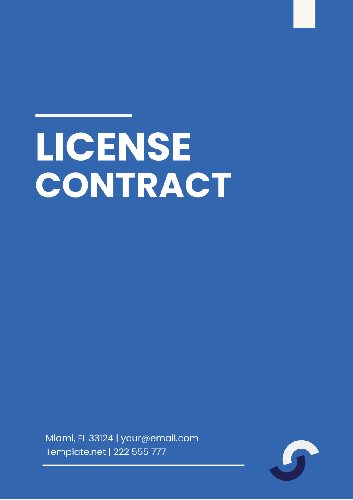 License Contract Template - Edit Online & Download