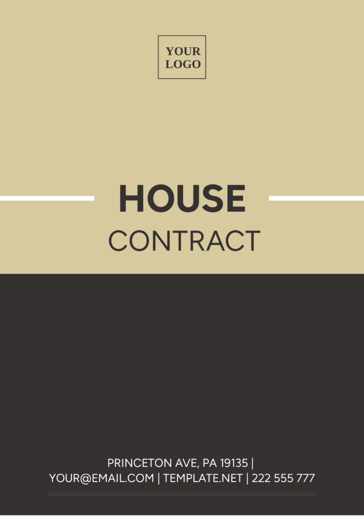 House Contract Template - Edit Online & Download