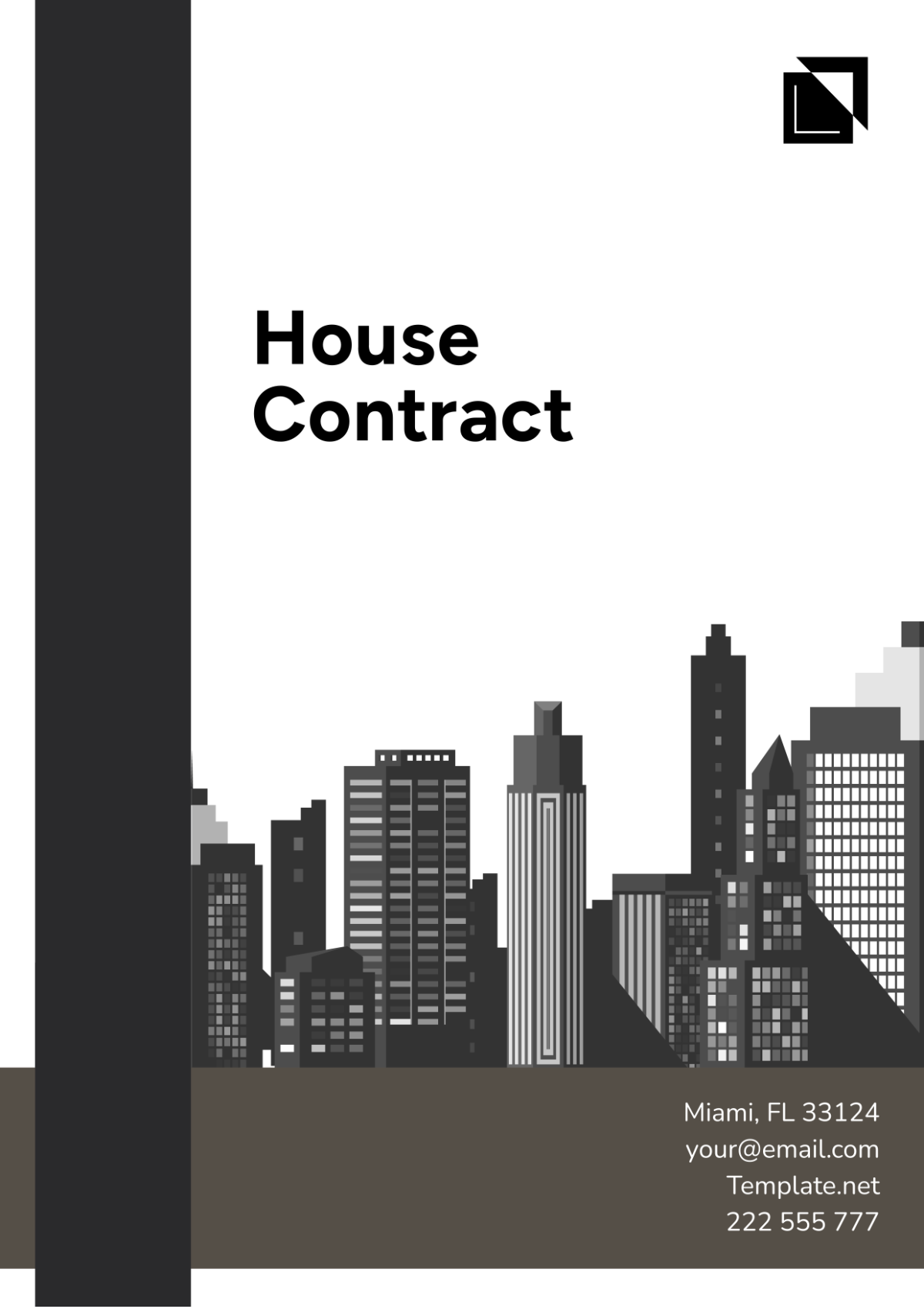 House Contract Template - Edit Online & Download Example | Template.net