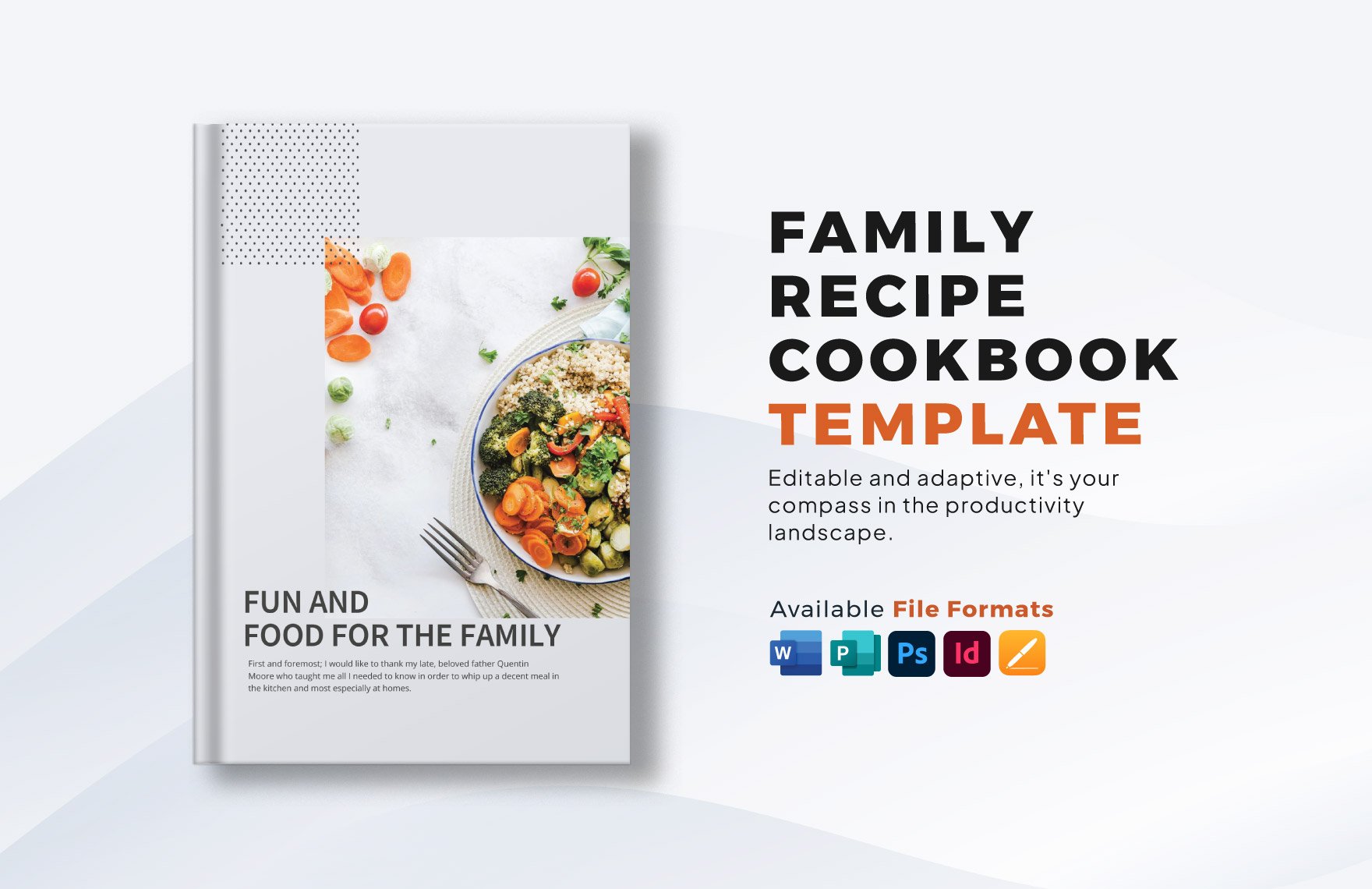 Family Recipe Cookbook Template