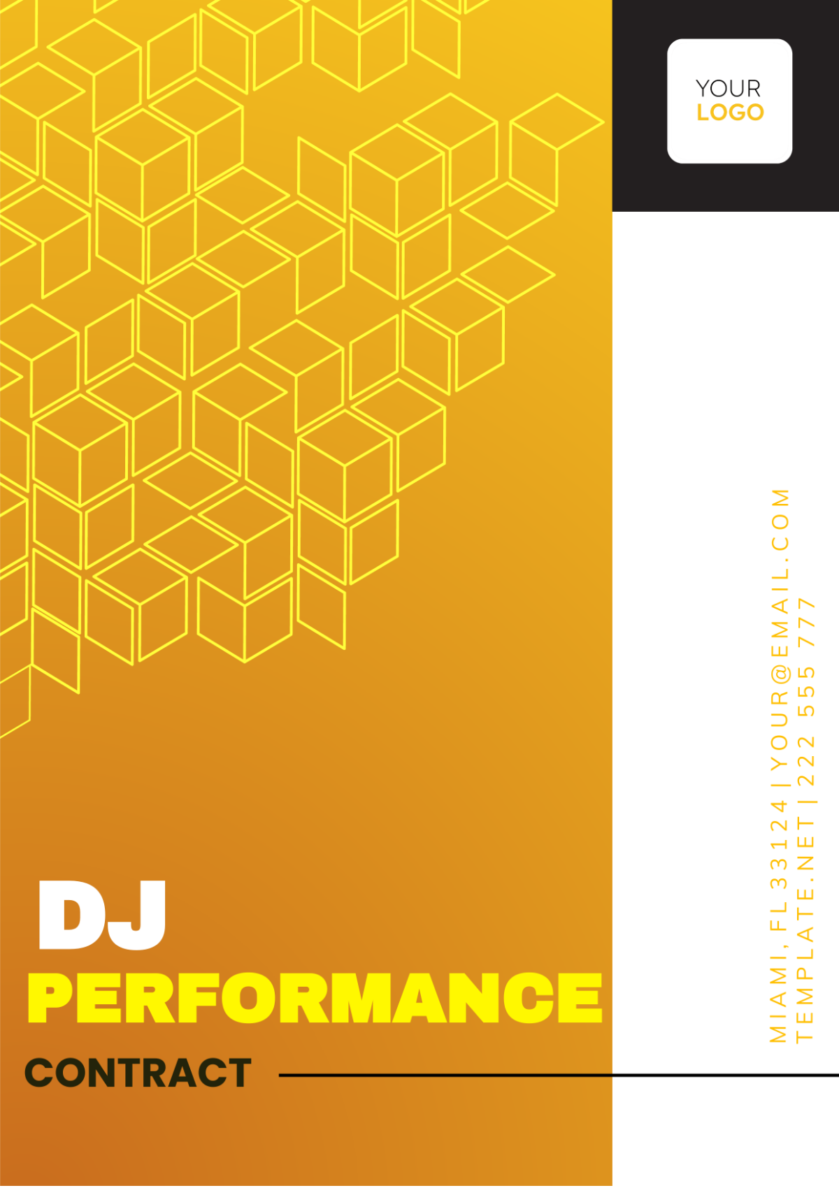 Free Dj Performance Contract Template to Edit Online