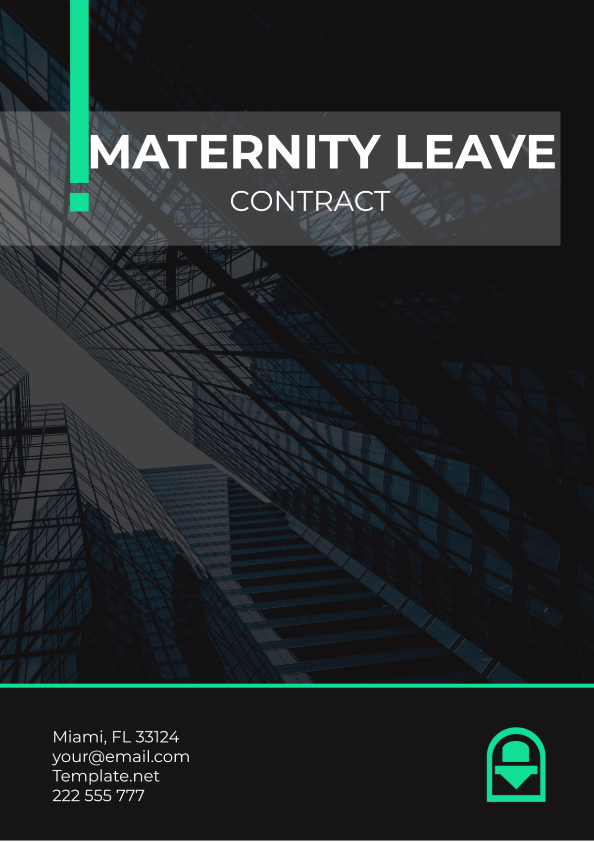 Maternity Leave Contract Template | Template.net