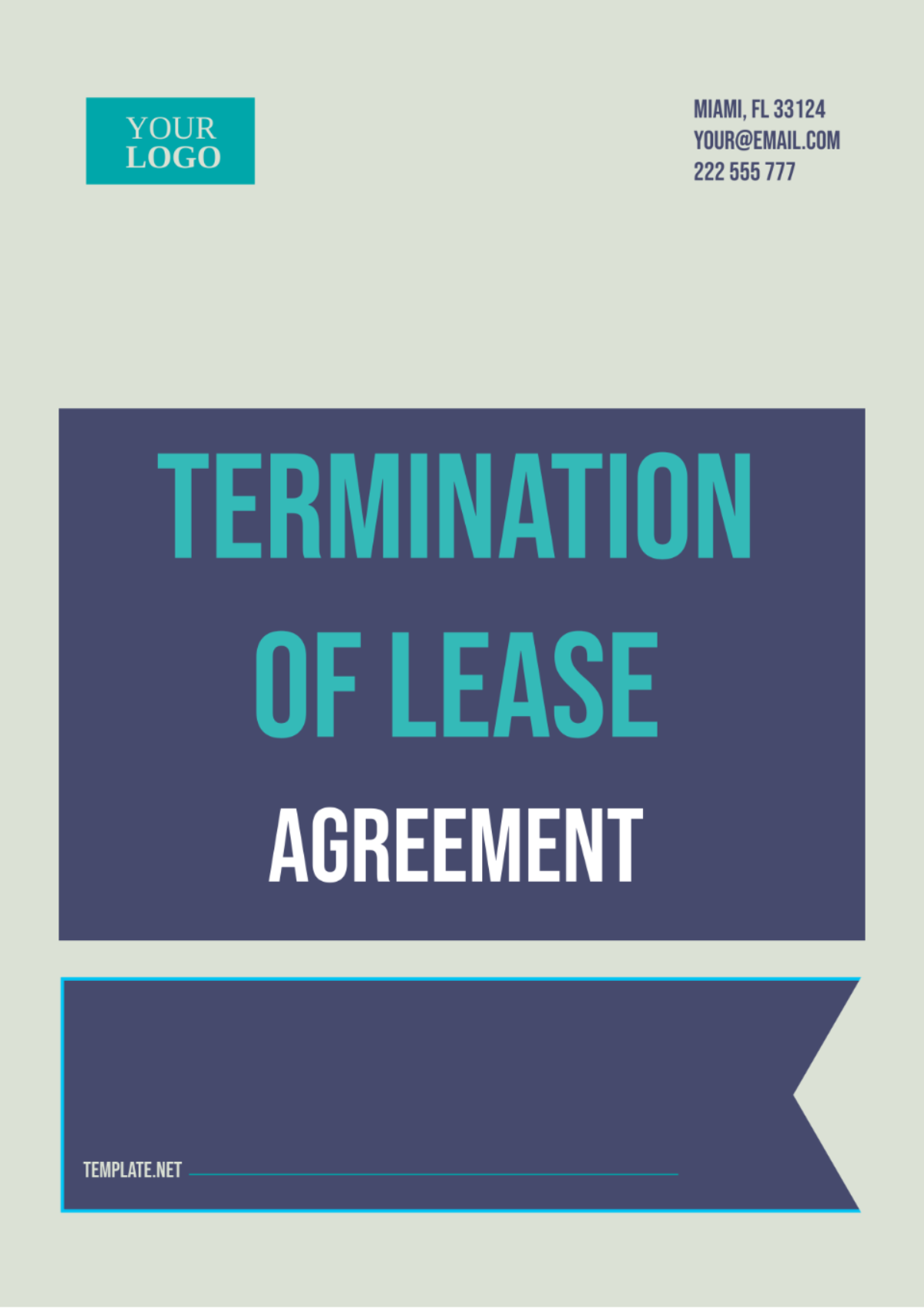 Free Termination of Lease Agreement Template - Edit Online & Download ...