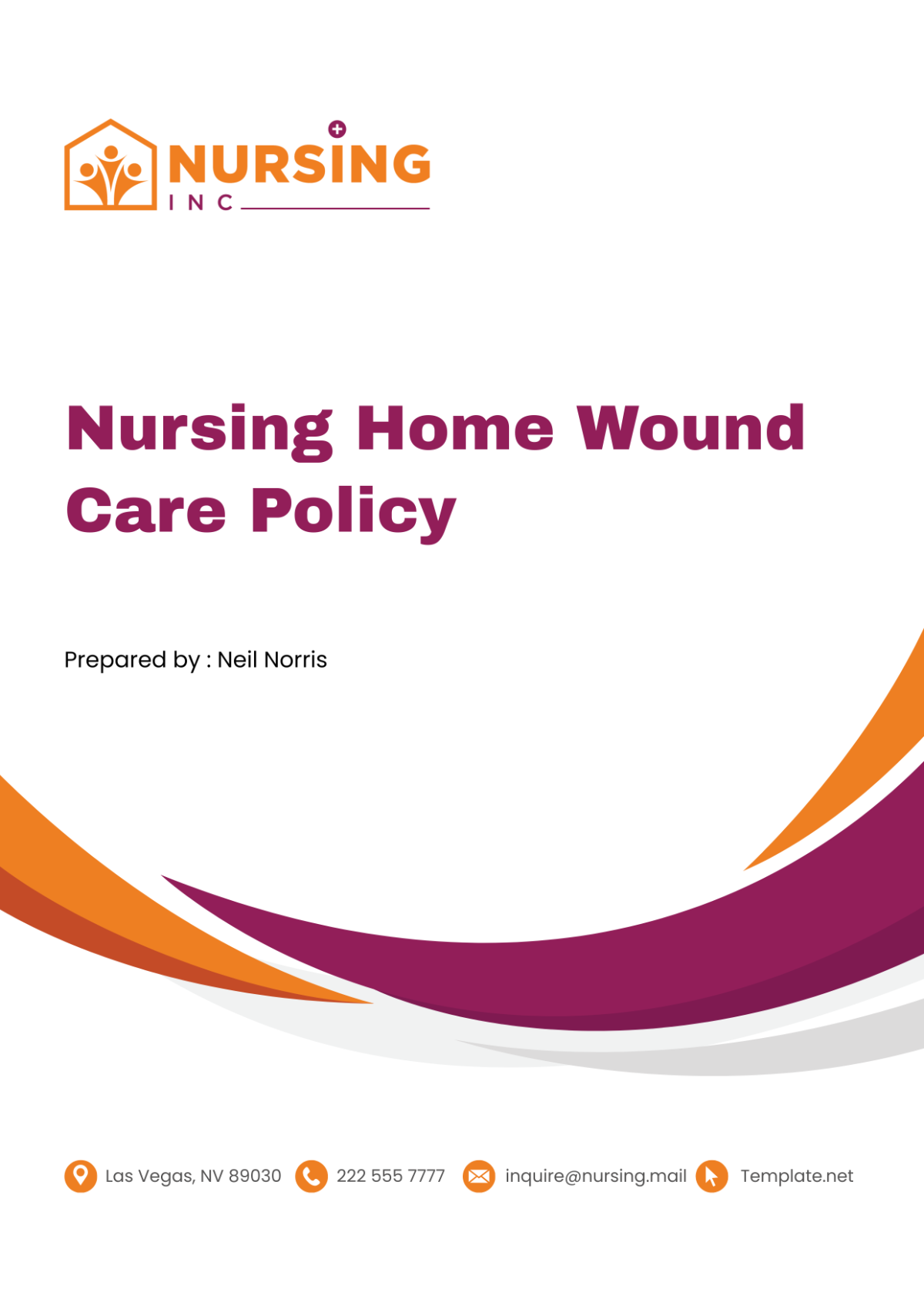 Nursing Home Wound Care Policy Template