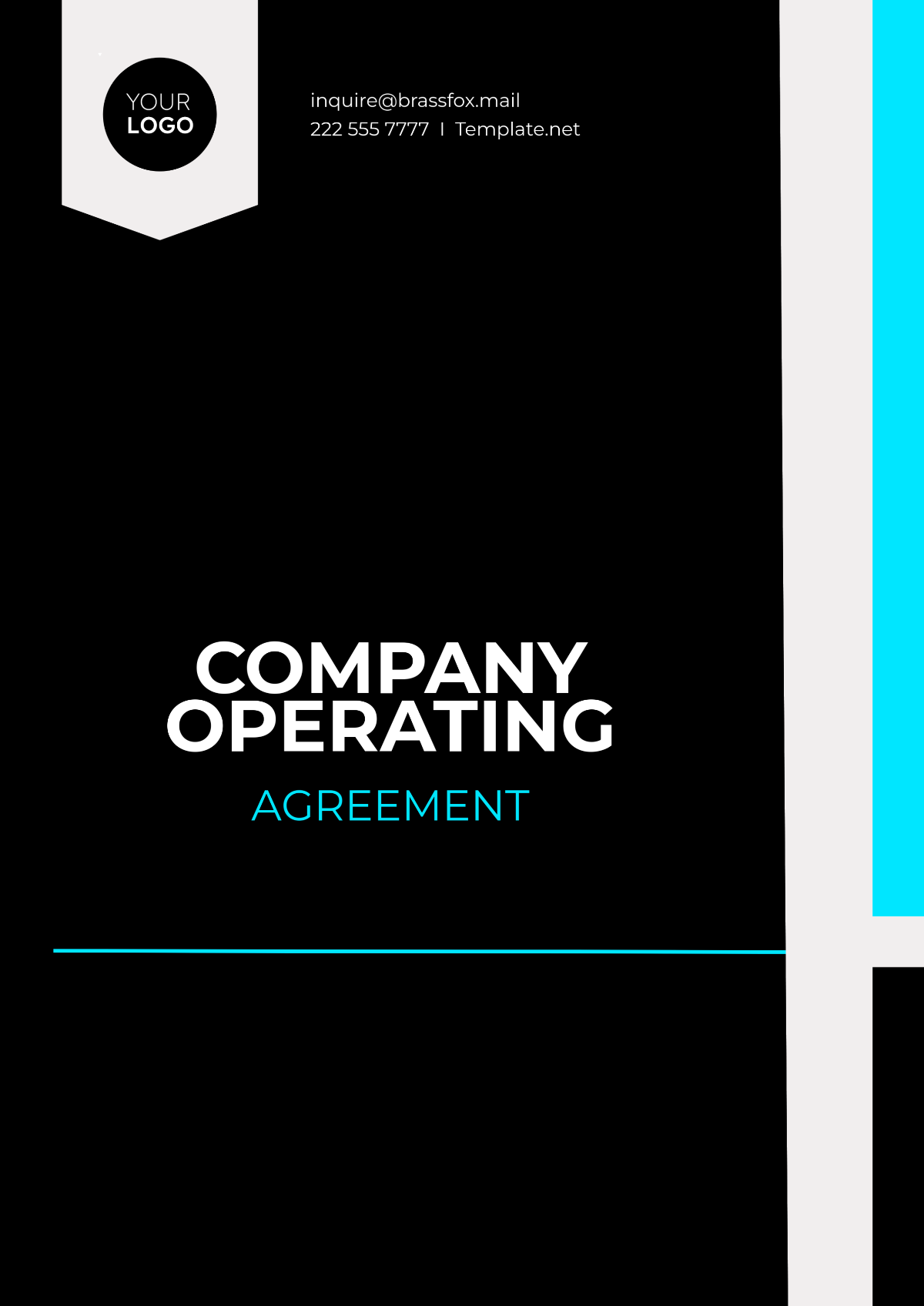 Free Company Operating Agreement Template