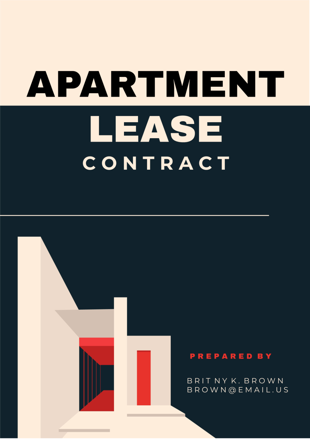 Apartment Lease Contract Template - Edit Online & Download