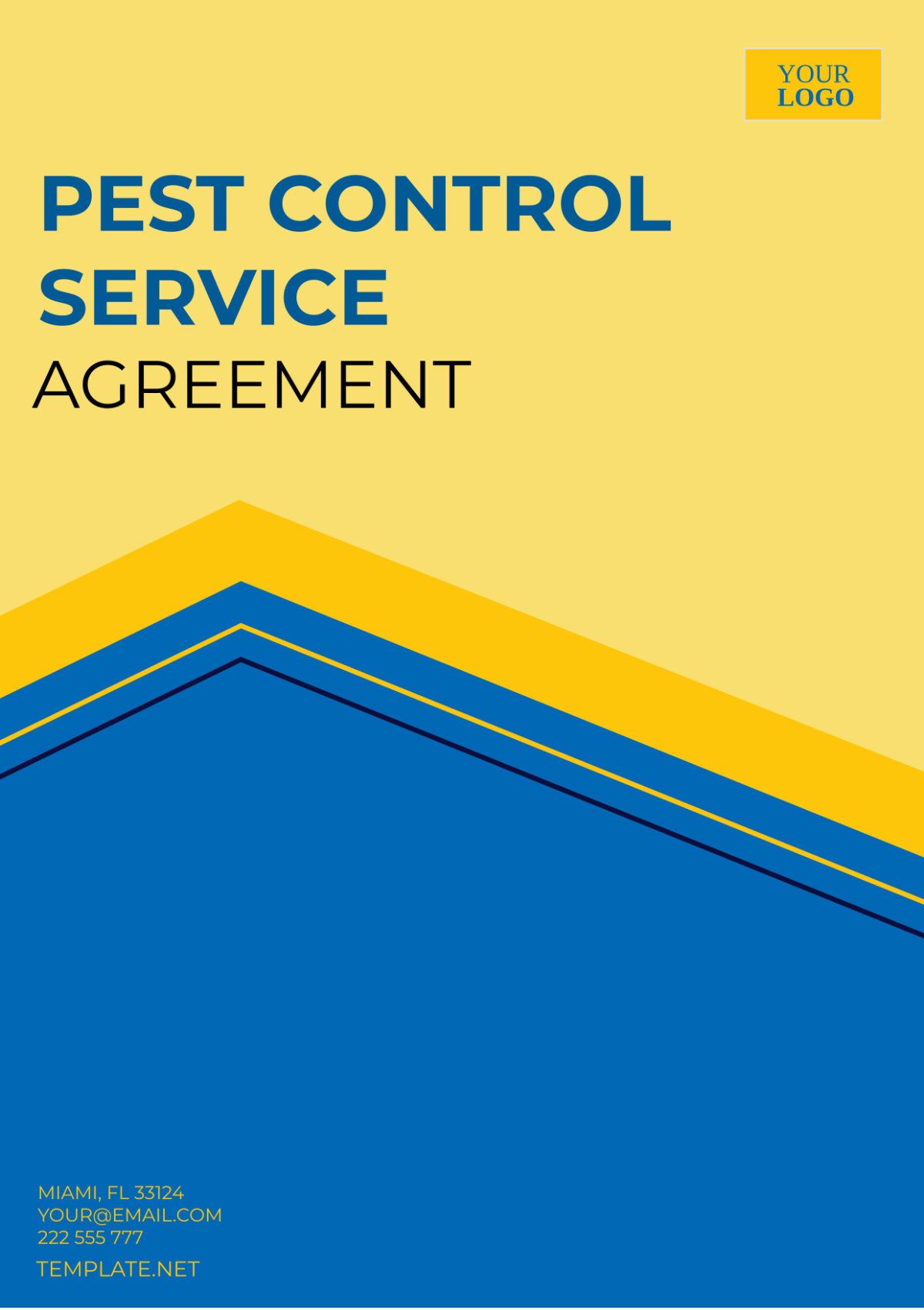 Pest Control Service Agreement Template - Edit Online & Download