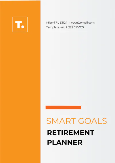Free SMART Goals Retirement Planner Template to Edit Online