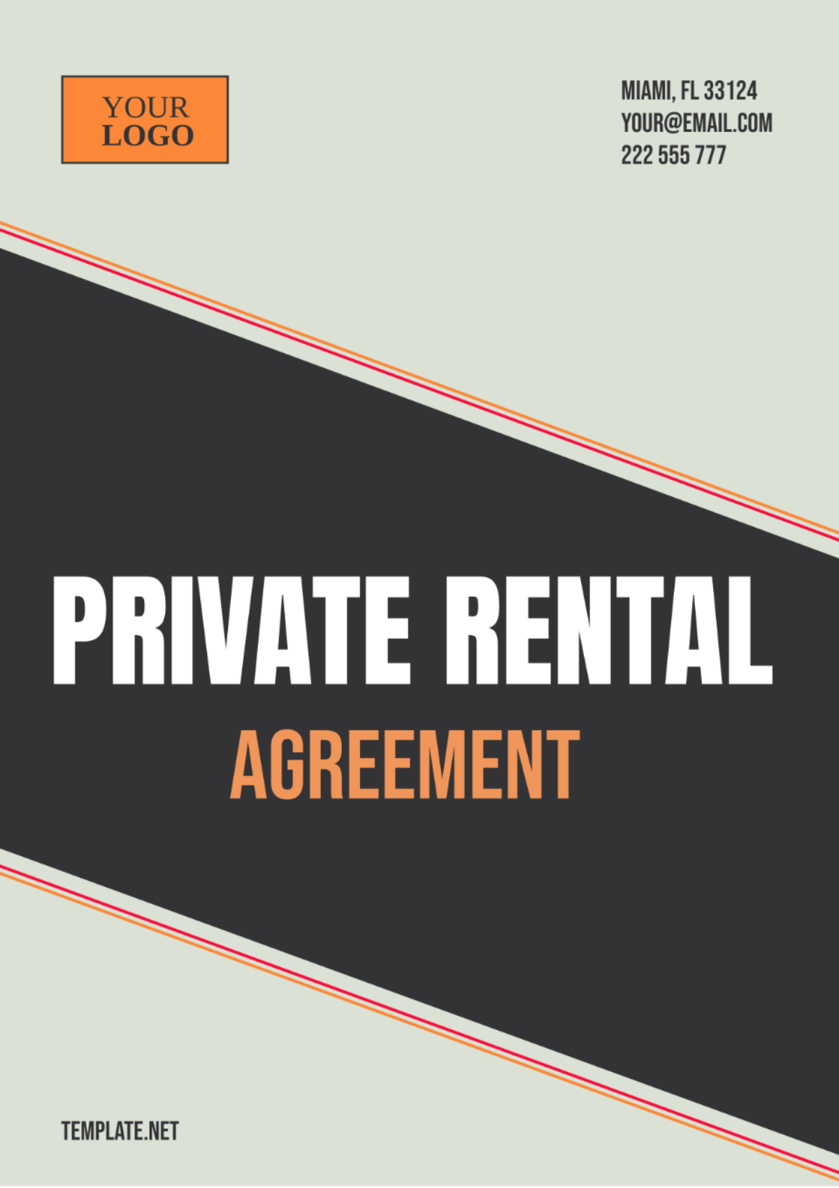 Private Rental Agreement Template