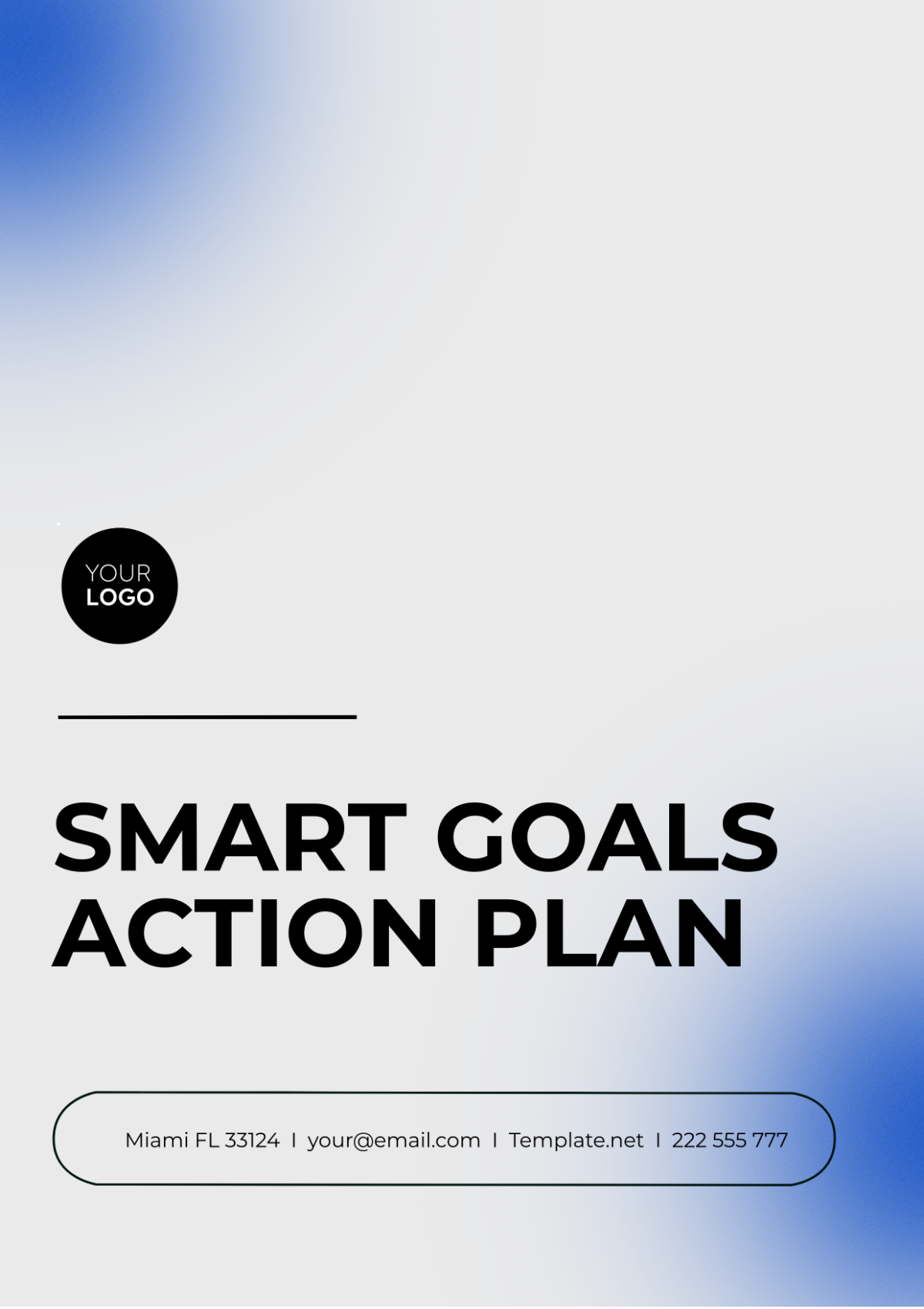 SMART Goals Action Plan Template