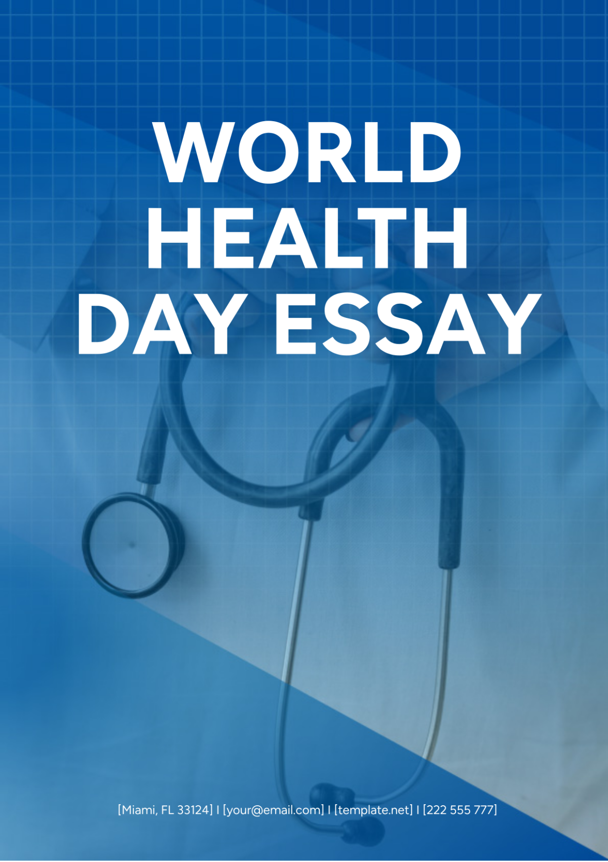 Free World Health Day Essay Template