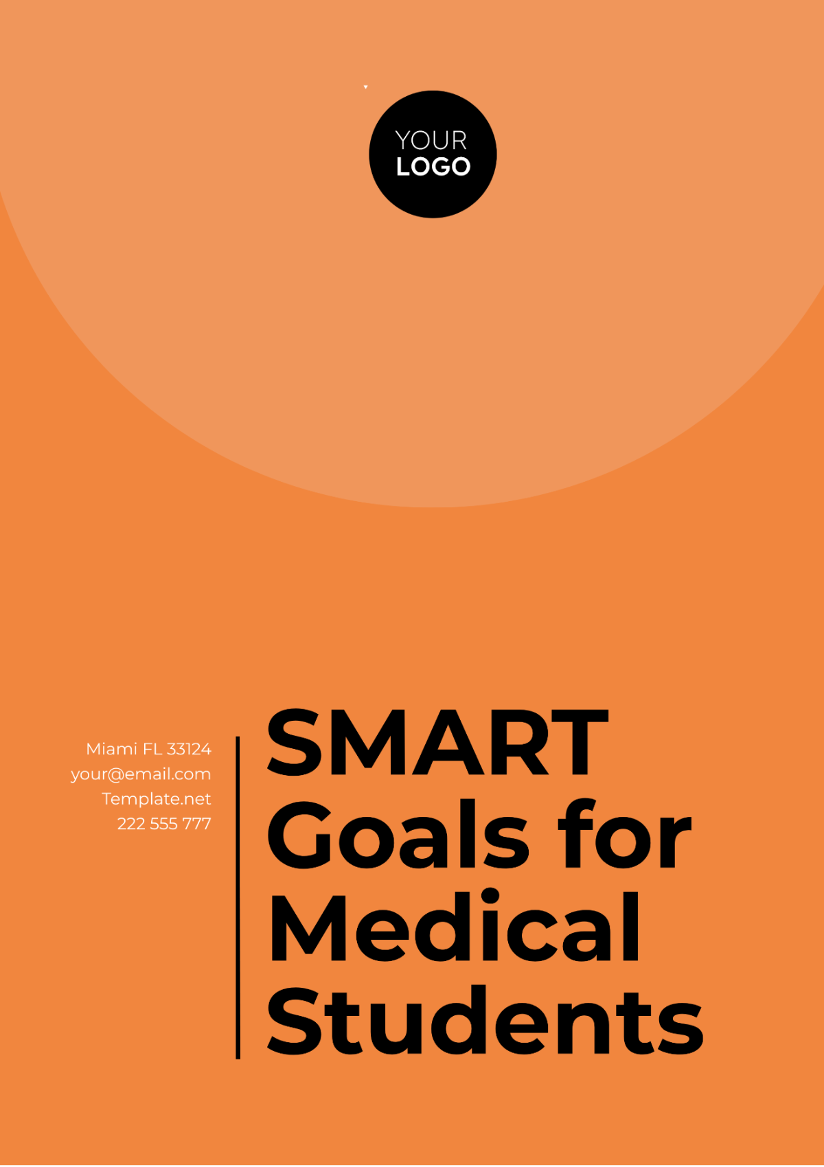 SMART Goals for Medical Students Template