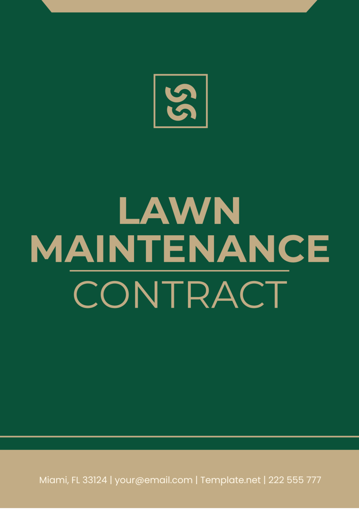 Lawn Maintenance Contract Template - Edit Online & Download