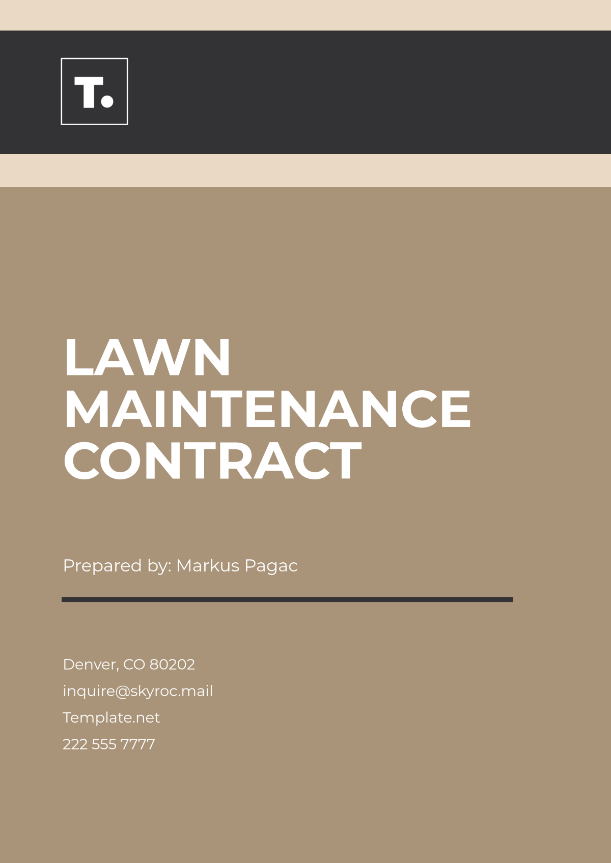 Lawn Maintenance Contract Template - Edit Online & Download