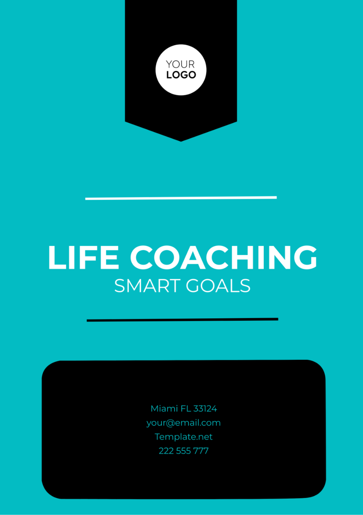 Life Coaching SMART Goals Template