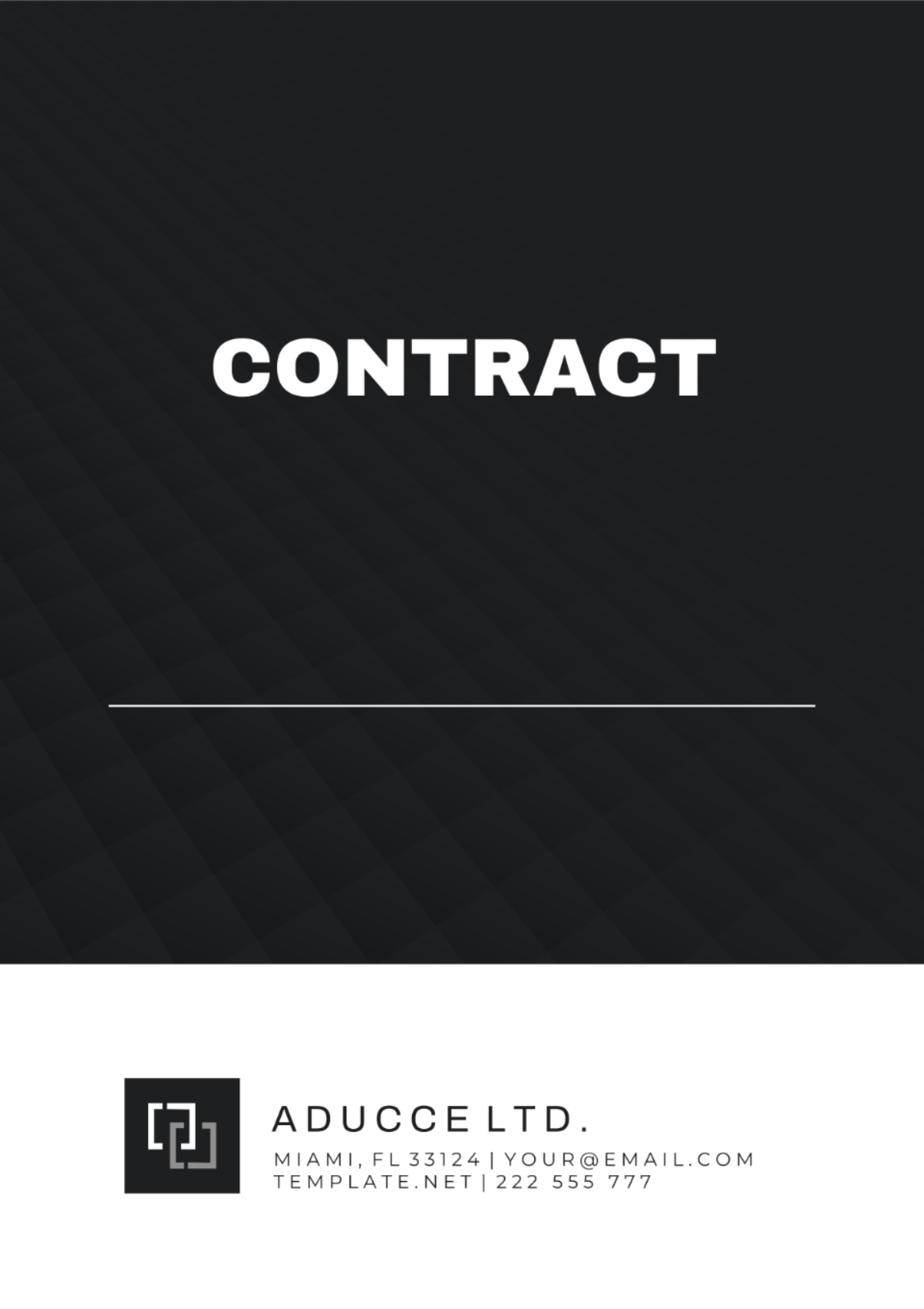 Contract Template - Edit Online & Download