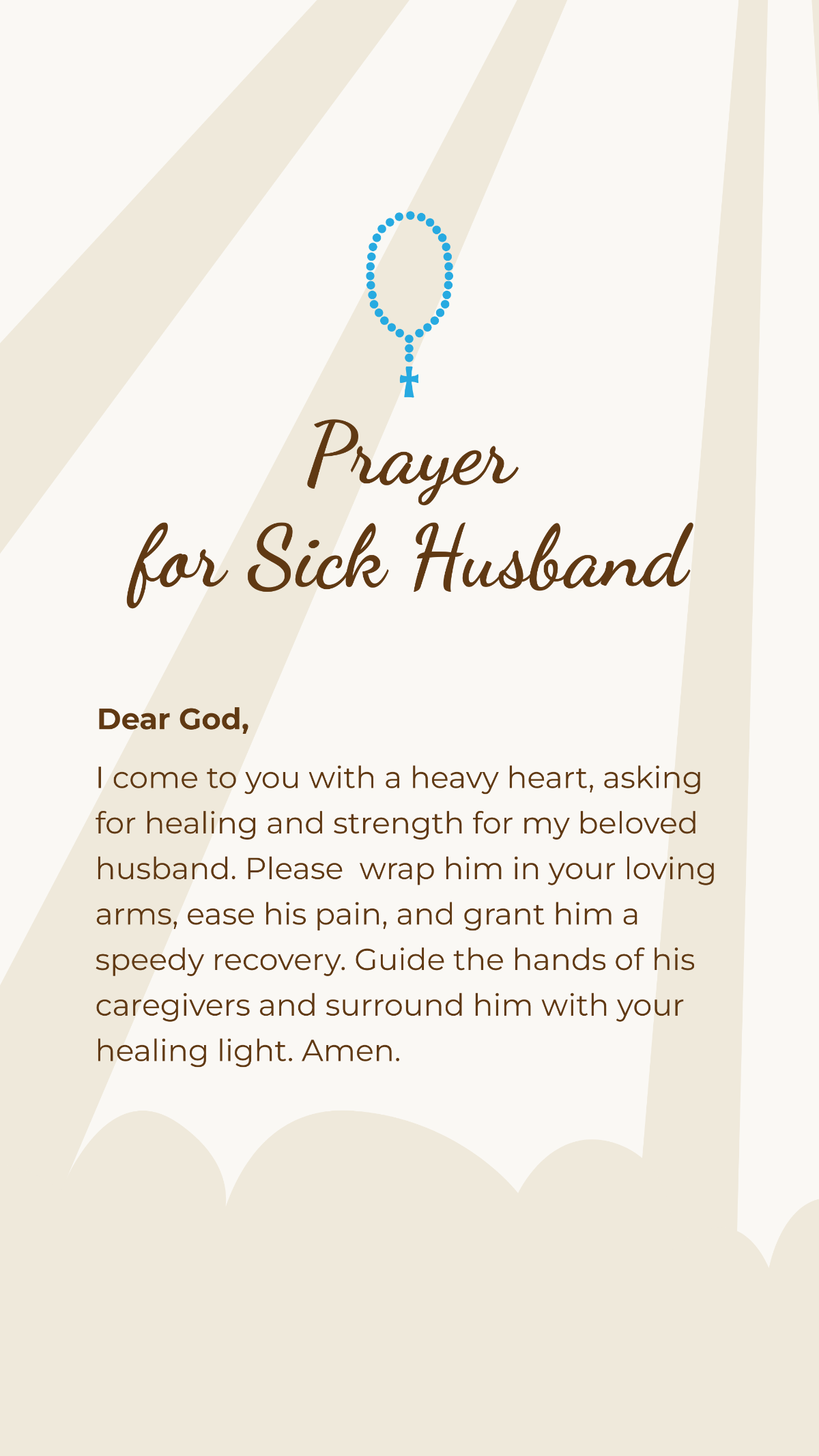 Get Well Soon Prayer For My Husband