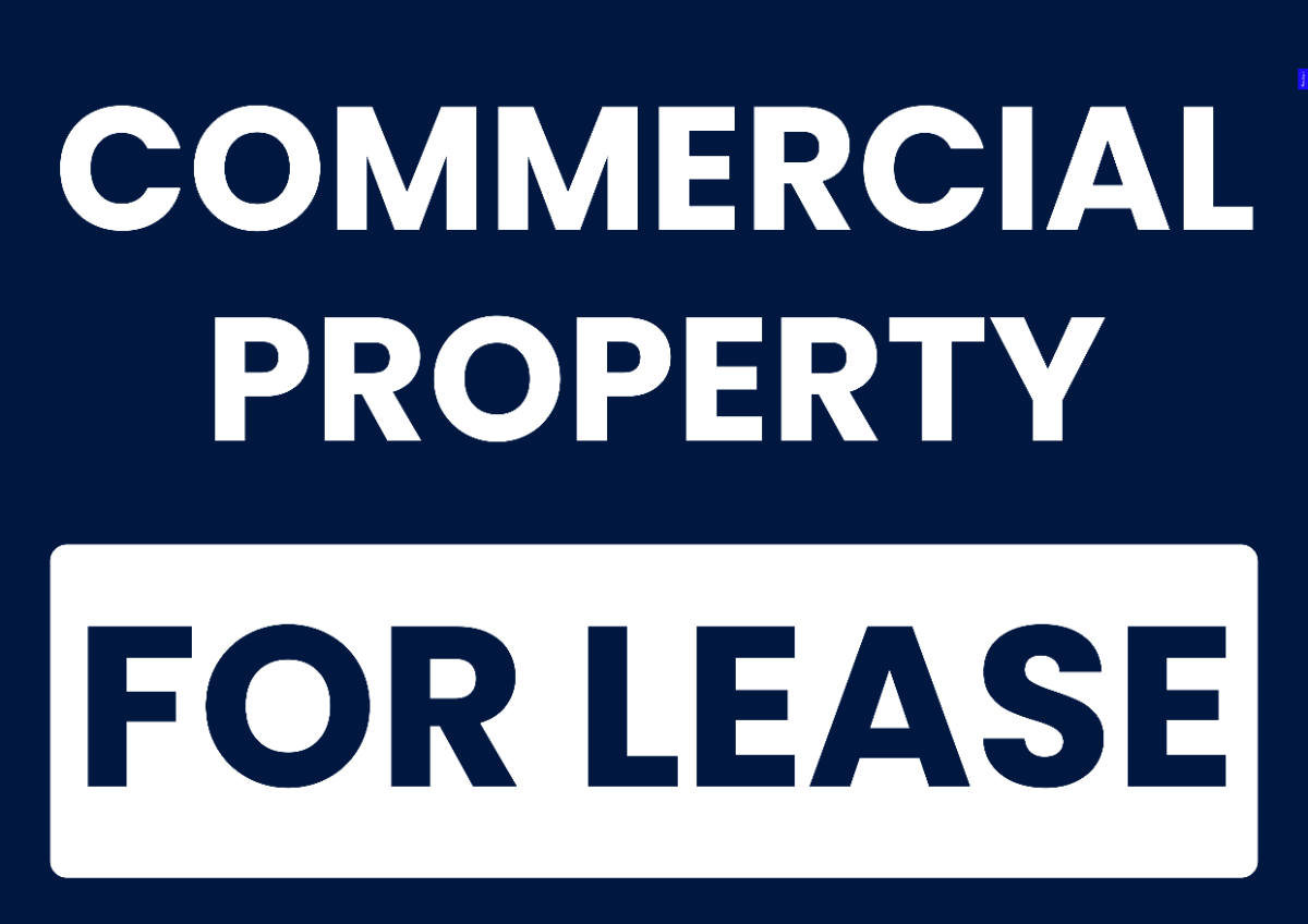 Commercial Property For Lease Signage Template