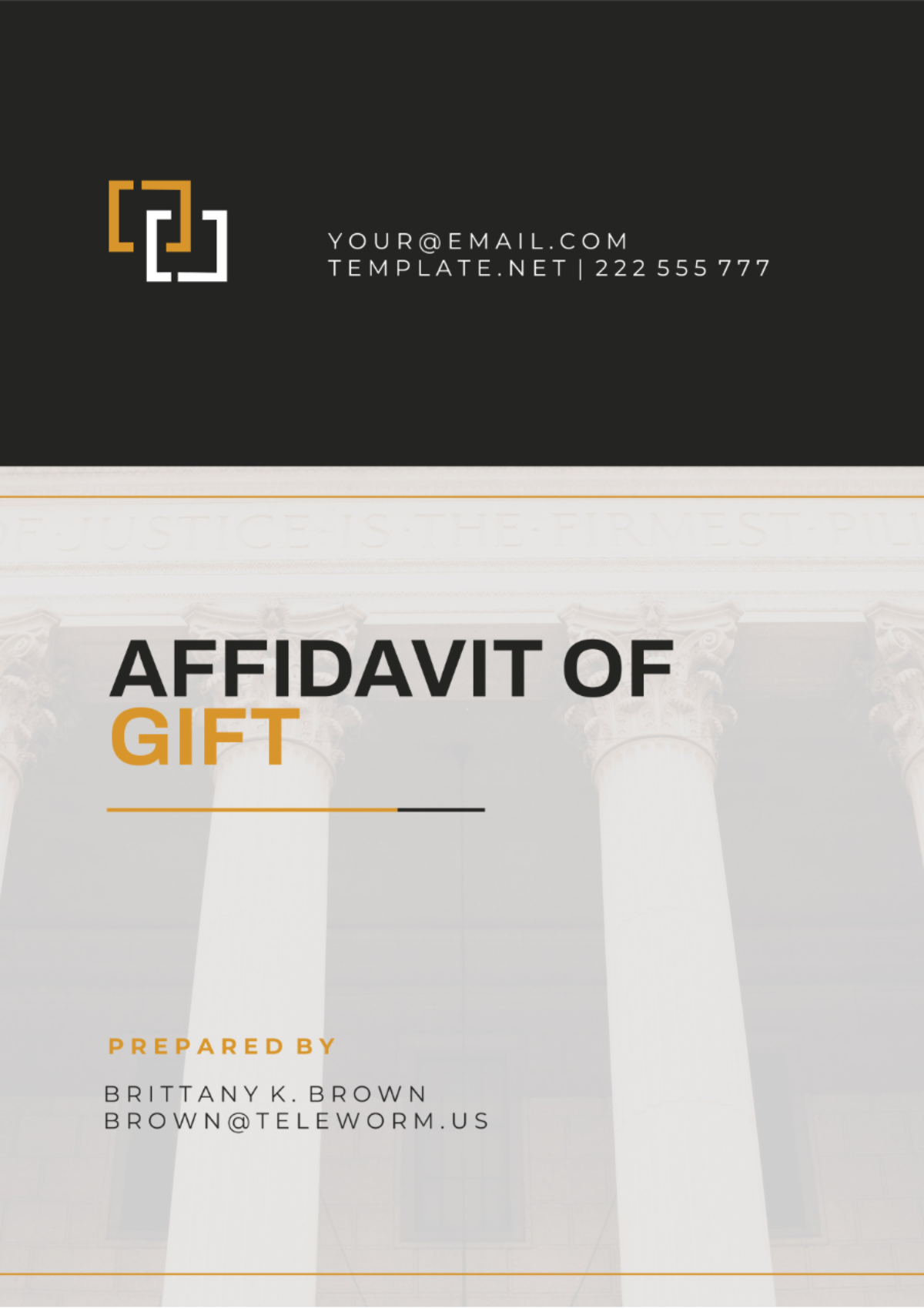 Georgia Affidavit of Gift Template - Edit Online & Download