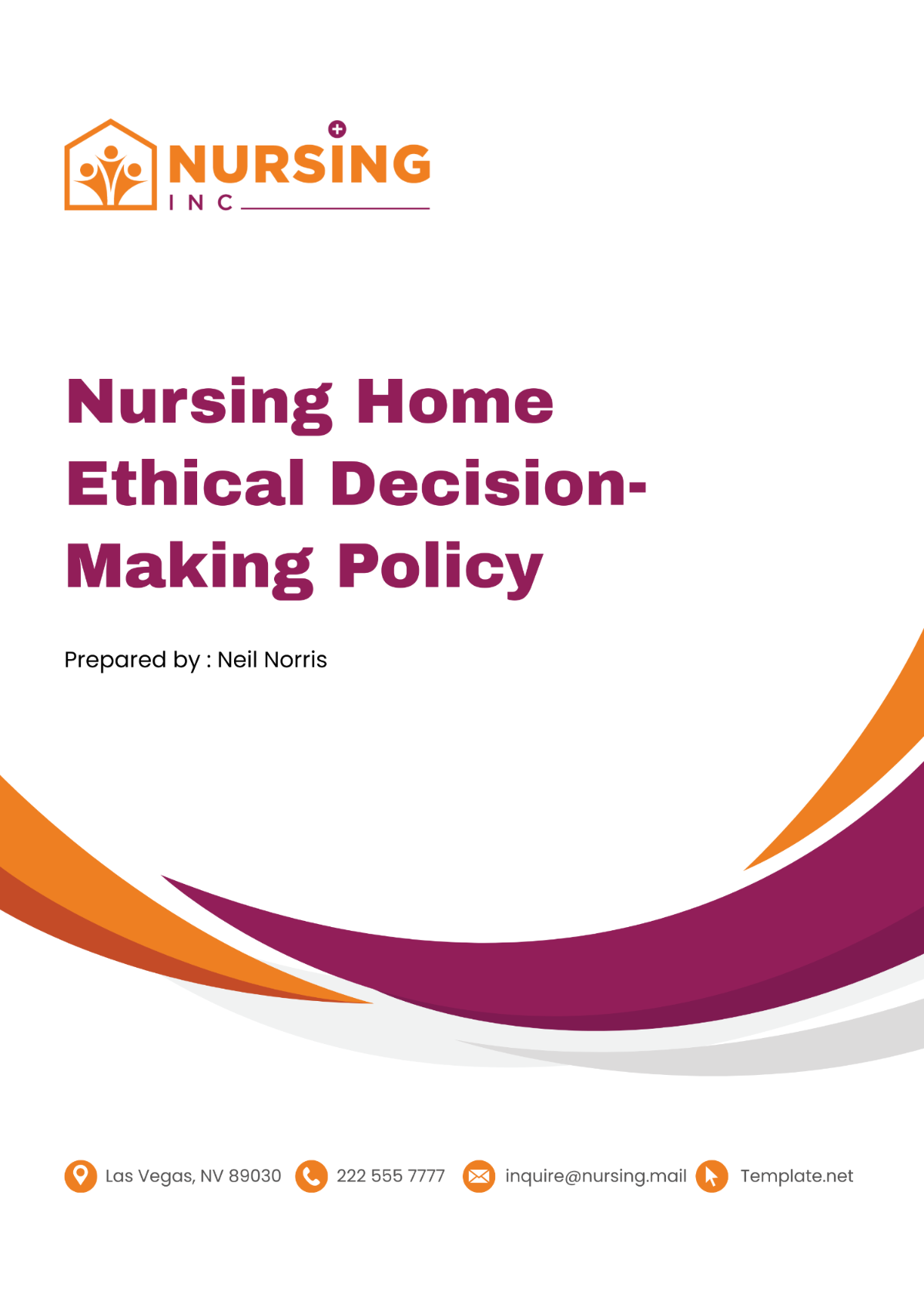 Free Nursing Home Ethical Decision-Making Policy Template