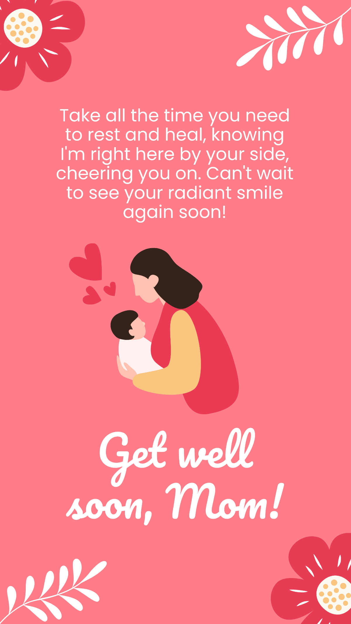 Get Well Soon Card For Mother