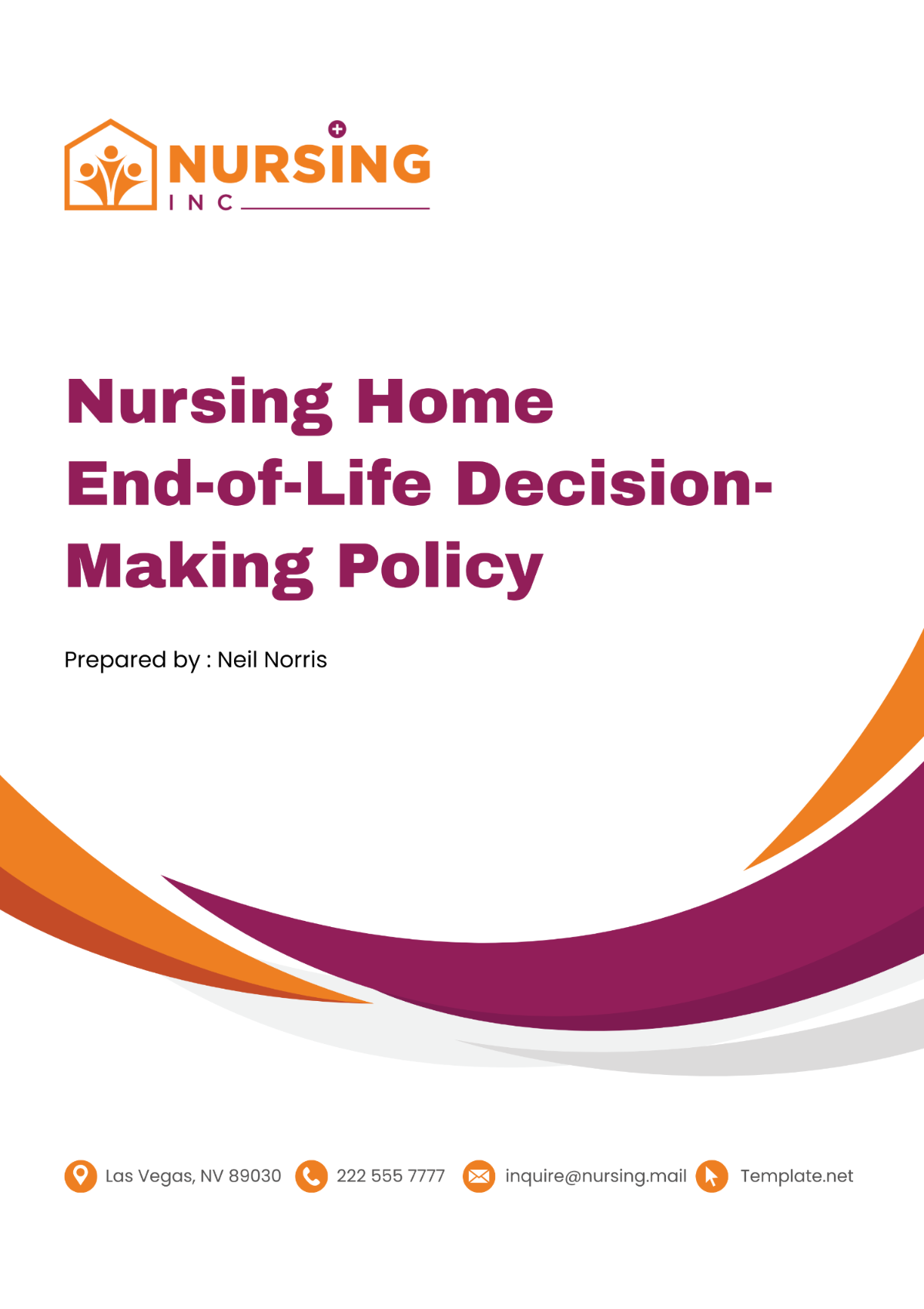 Free Nursing Home End-of-Life Decision-Making Policy Template