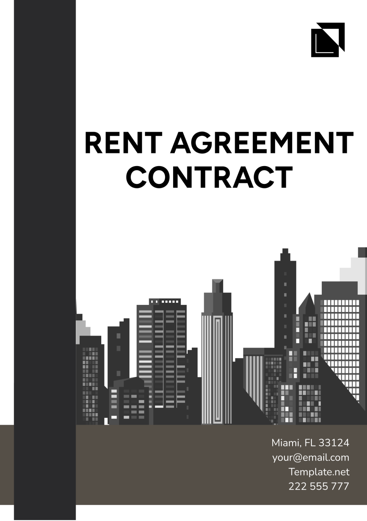 Rent Agreement Contract Template | Template.net