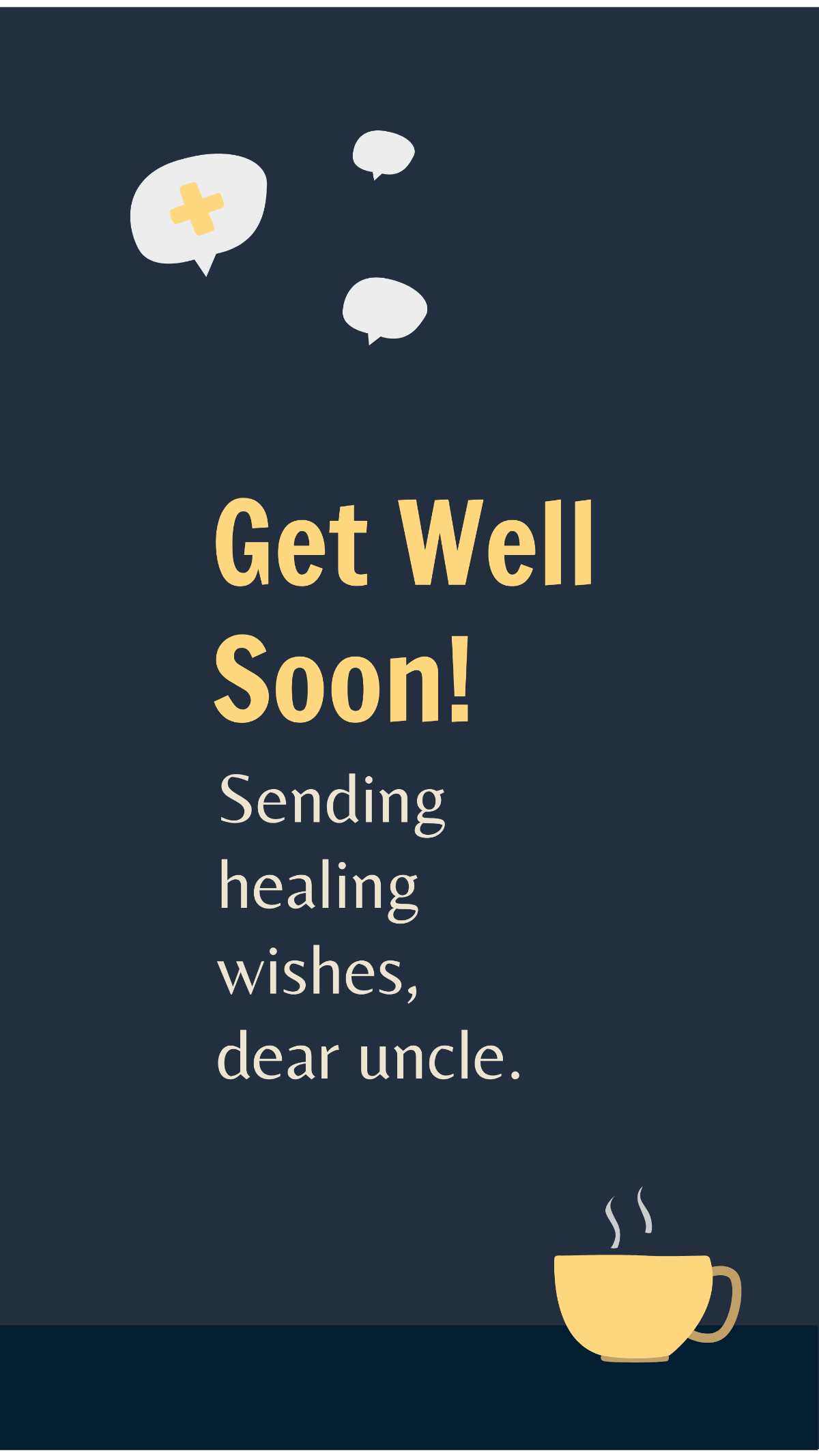 Get Well Soon Quote For Uncle Template