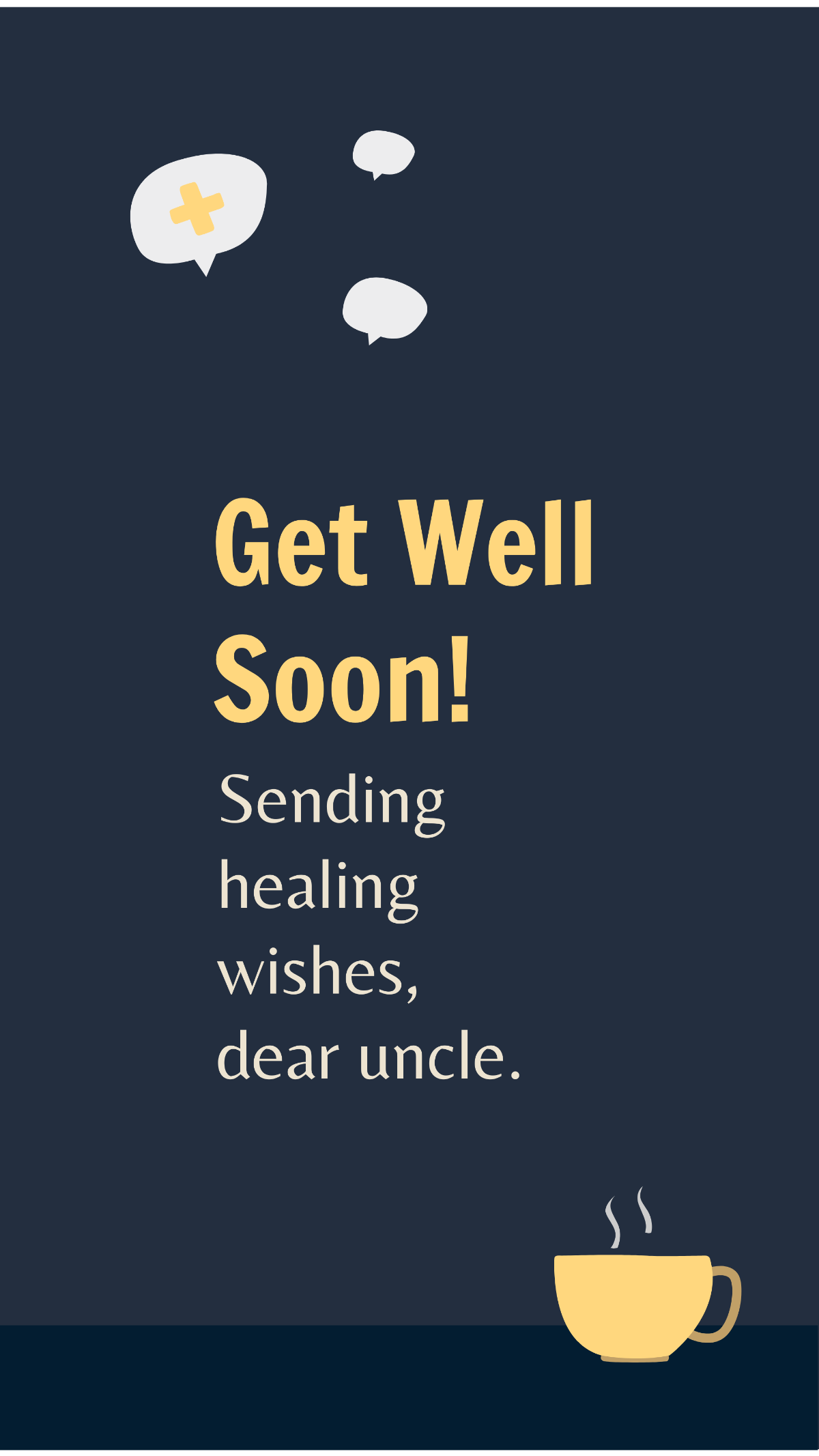 Get Well Soon Quote For Uncle Template - Download | Template.net