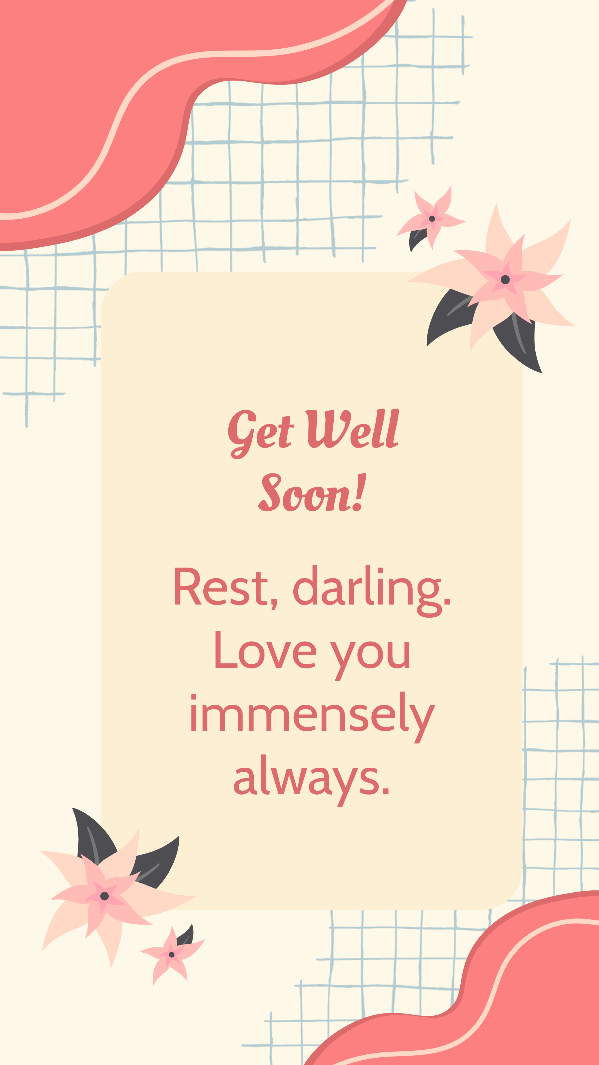 Get Well Soon Letter To My Wife Template 