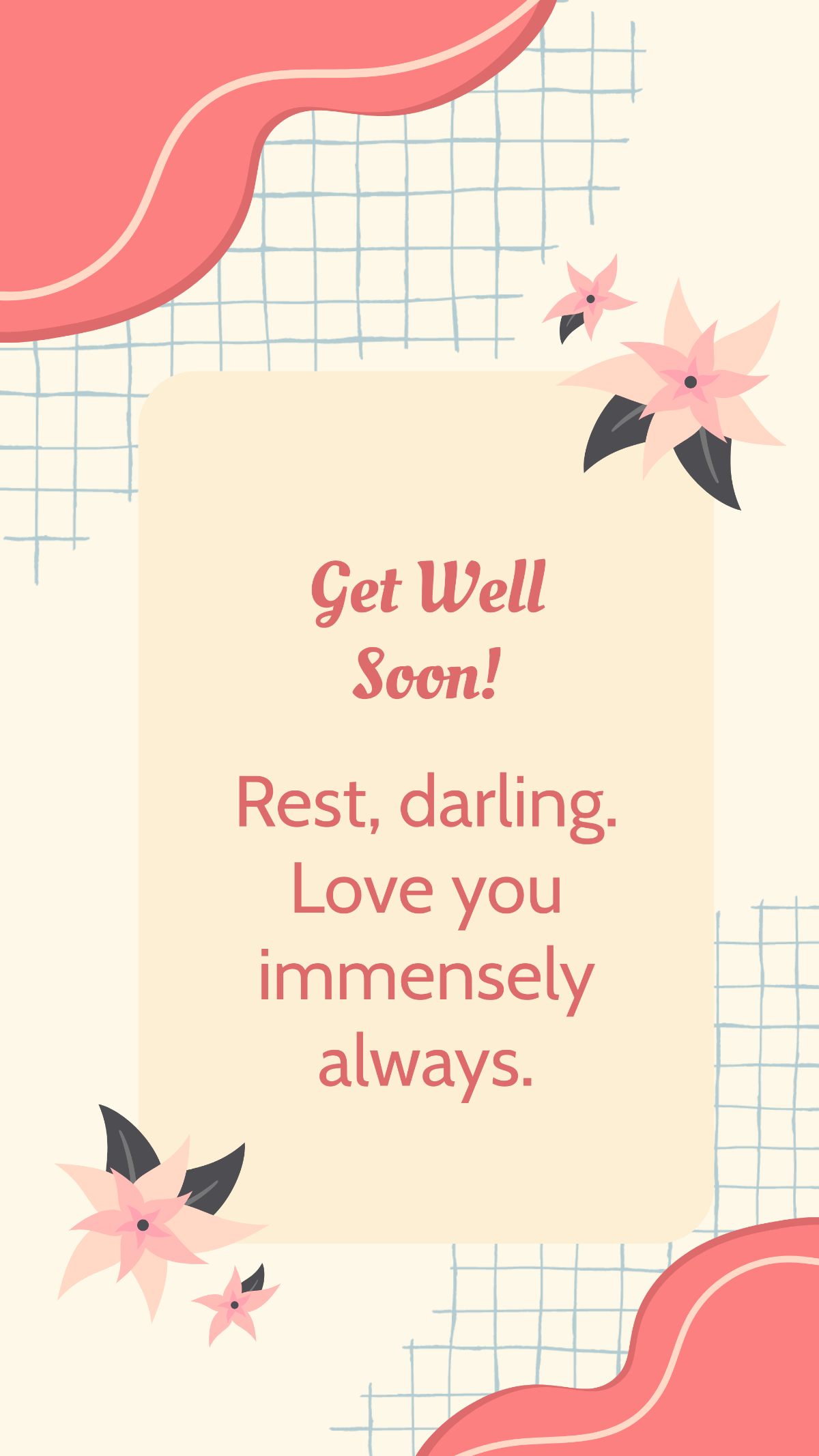 Get Well Soon Letter To My Wife Template  - Edit Online & Download