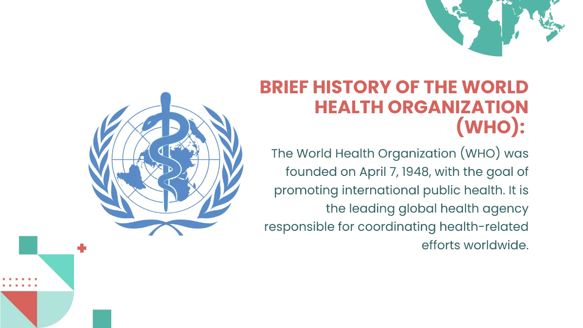 Free World Health Day Presentation Template to Edit Online