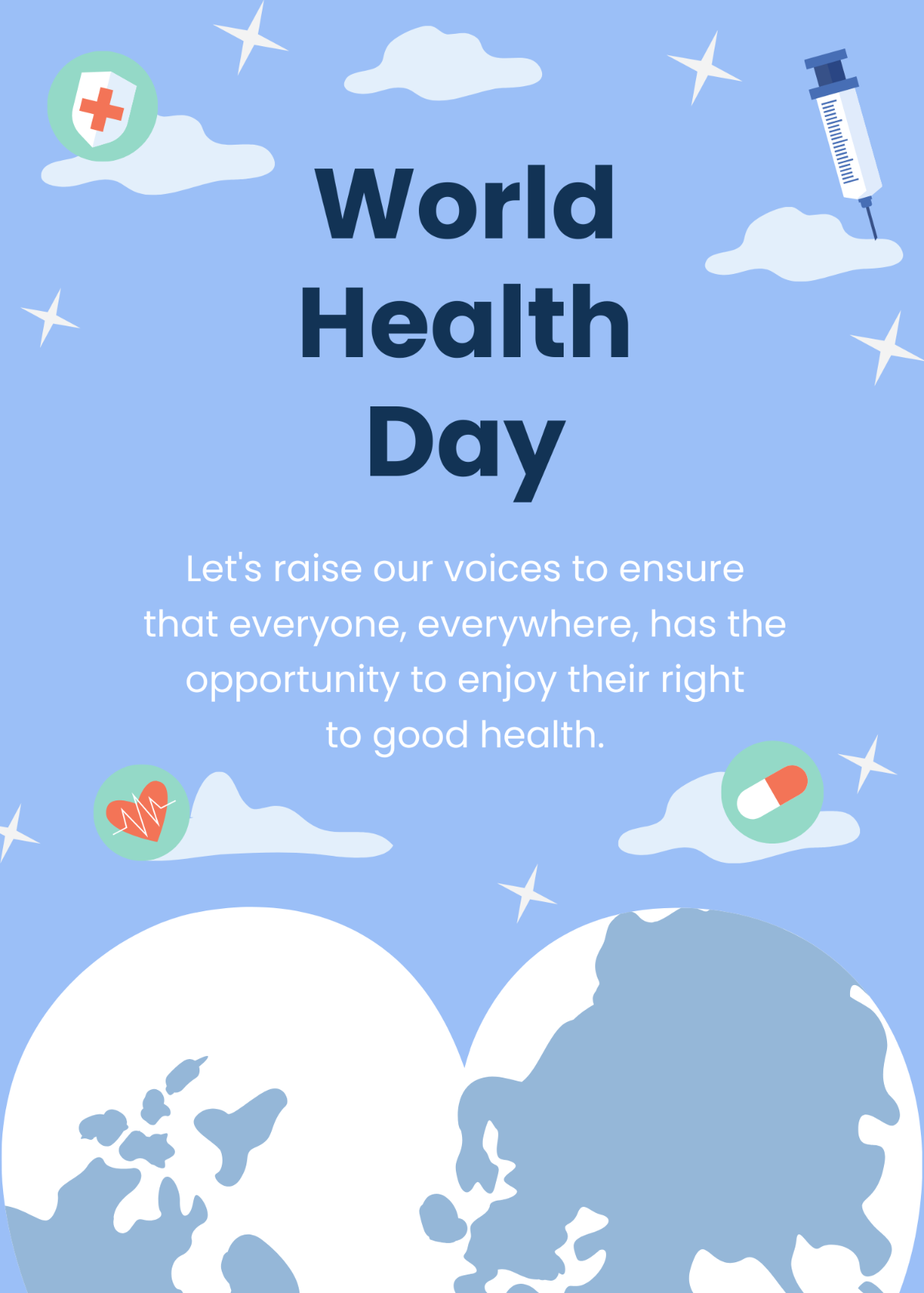 Free World Health Day Message Template