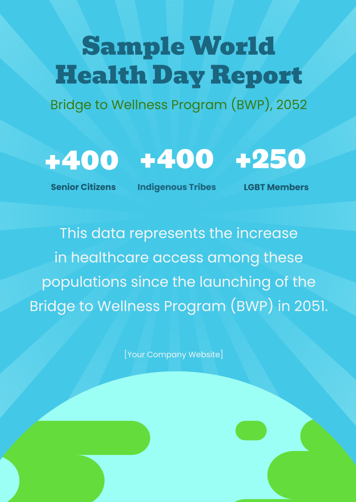 Free World Health Day Report Template