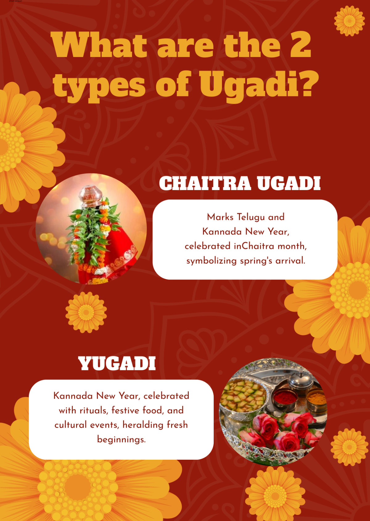 What are the 2 types of Ugadi?