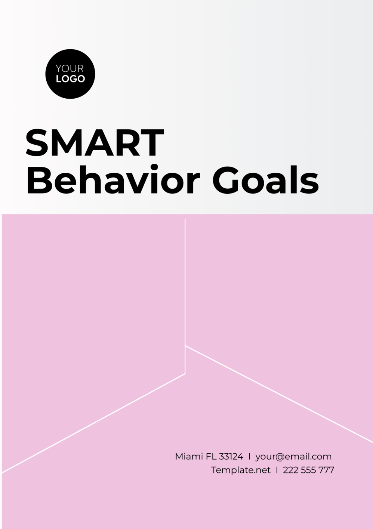 SMART Behavior Goals Template - Edit Online & Download