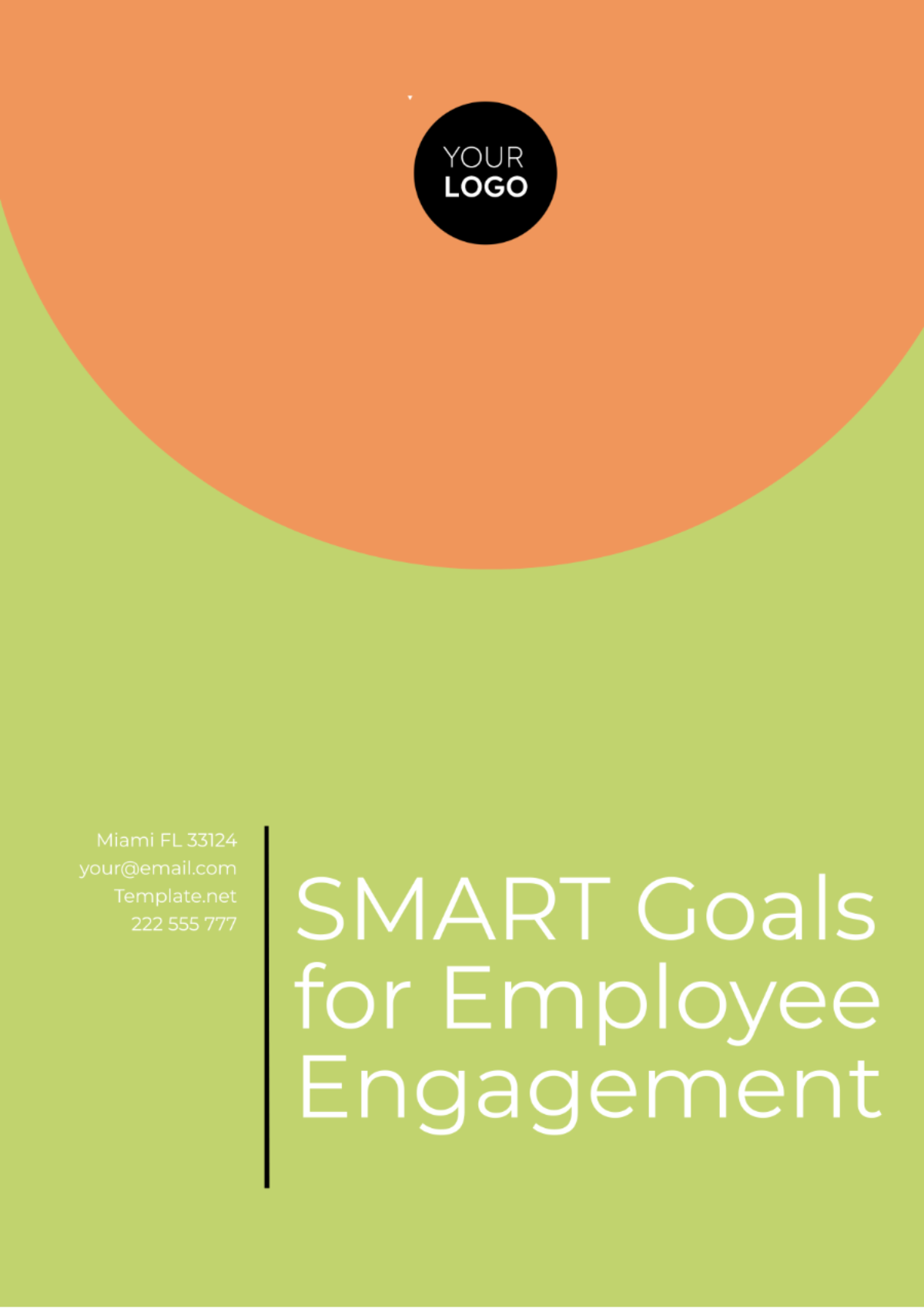 SMART Goals Template for Employee Engagement