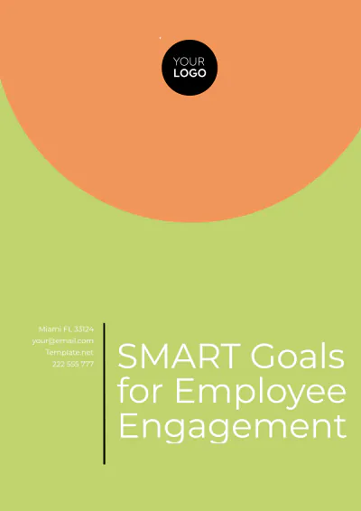 Free SMART Goals Template for Employee Engagement to Edit Online