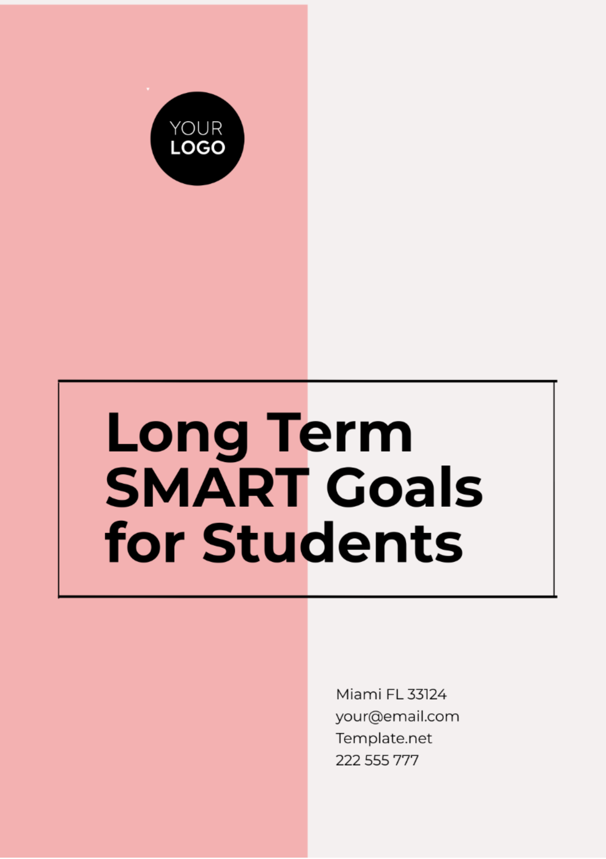 Long Term SMART Goals for Students Template - Edit Online & Download