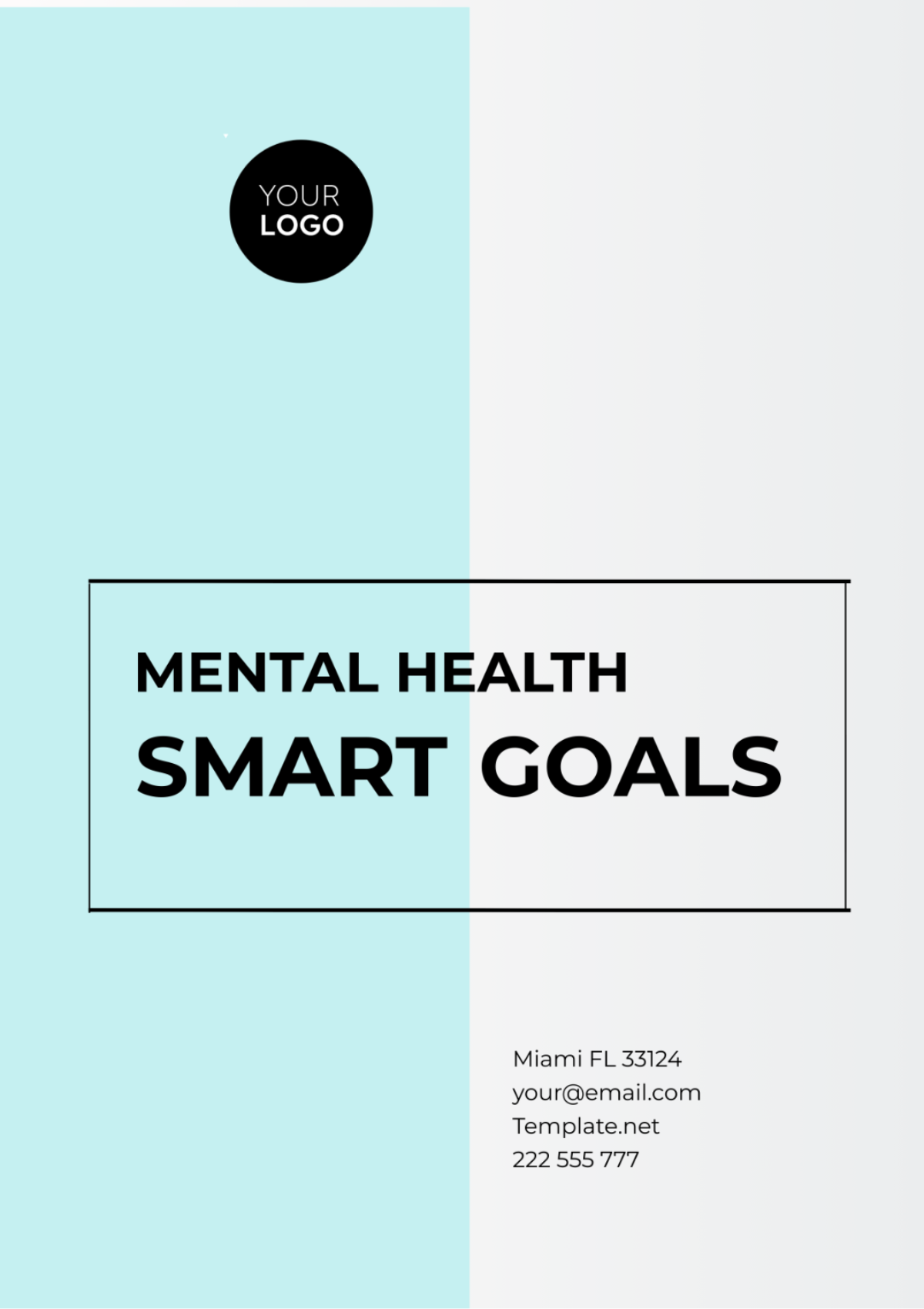 Mental Health SMART Goals Template - Edit Online & Download