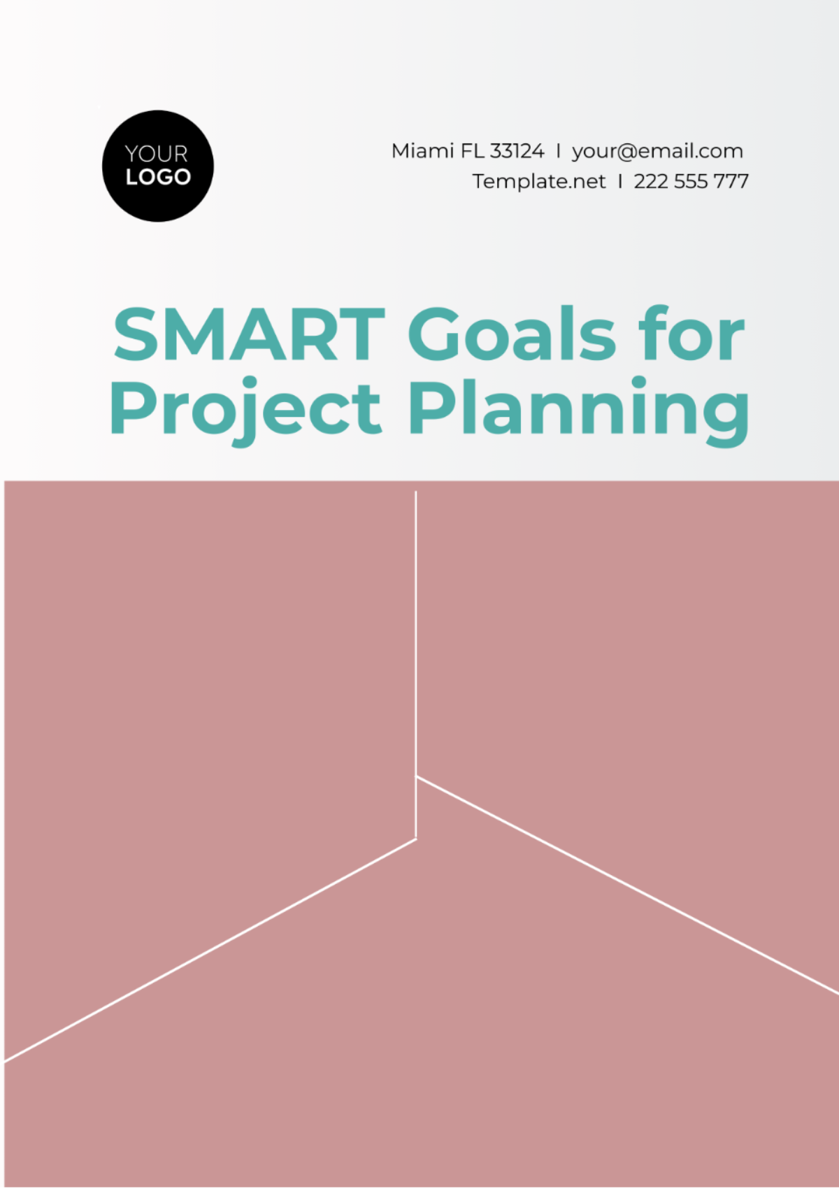 SMART Goals Template for Project Planning