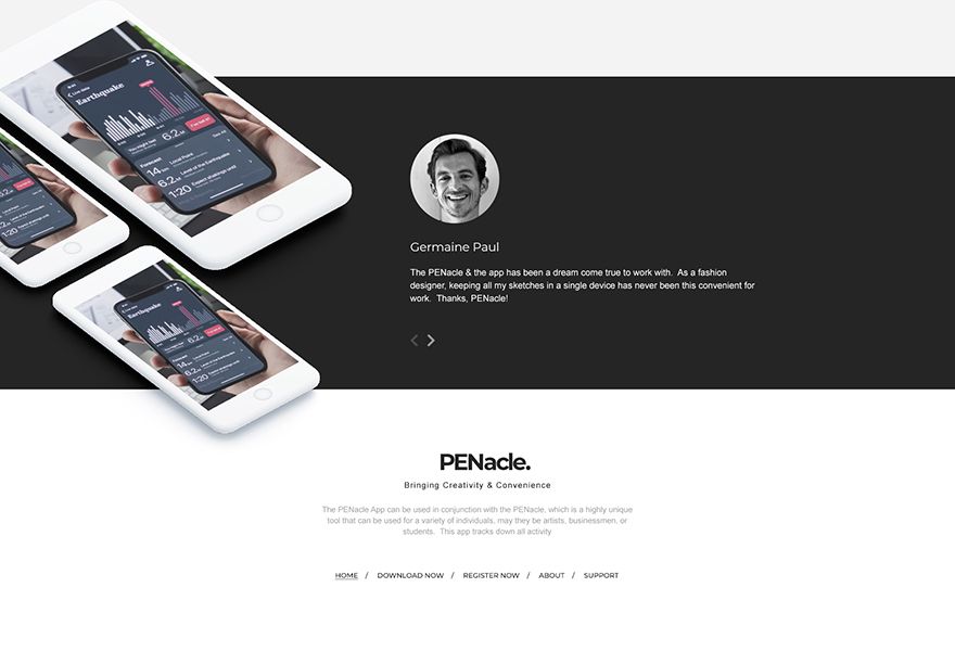 Product App Landing Page Template