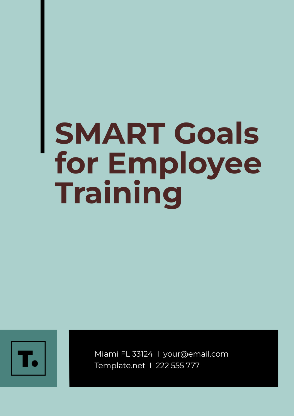 SMART Goals Template for Employee Training - Edit Online & Download