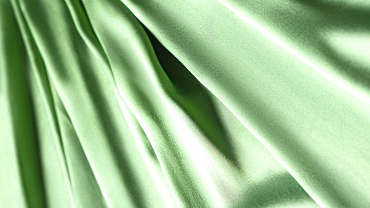 Green Fabric Texture Background
