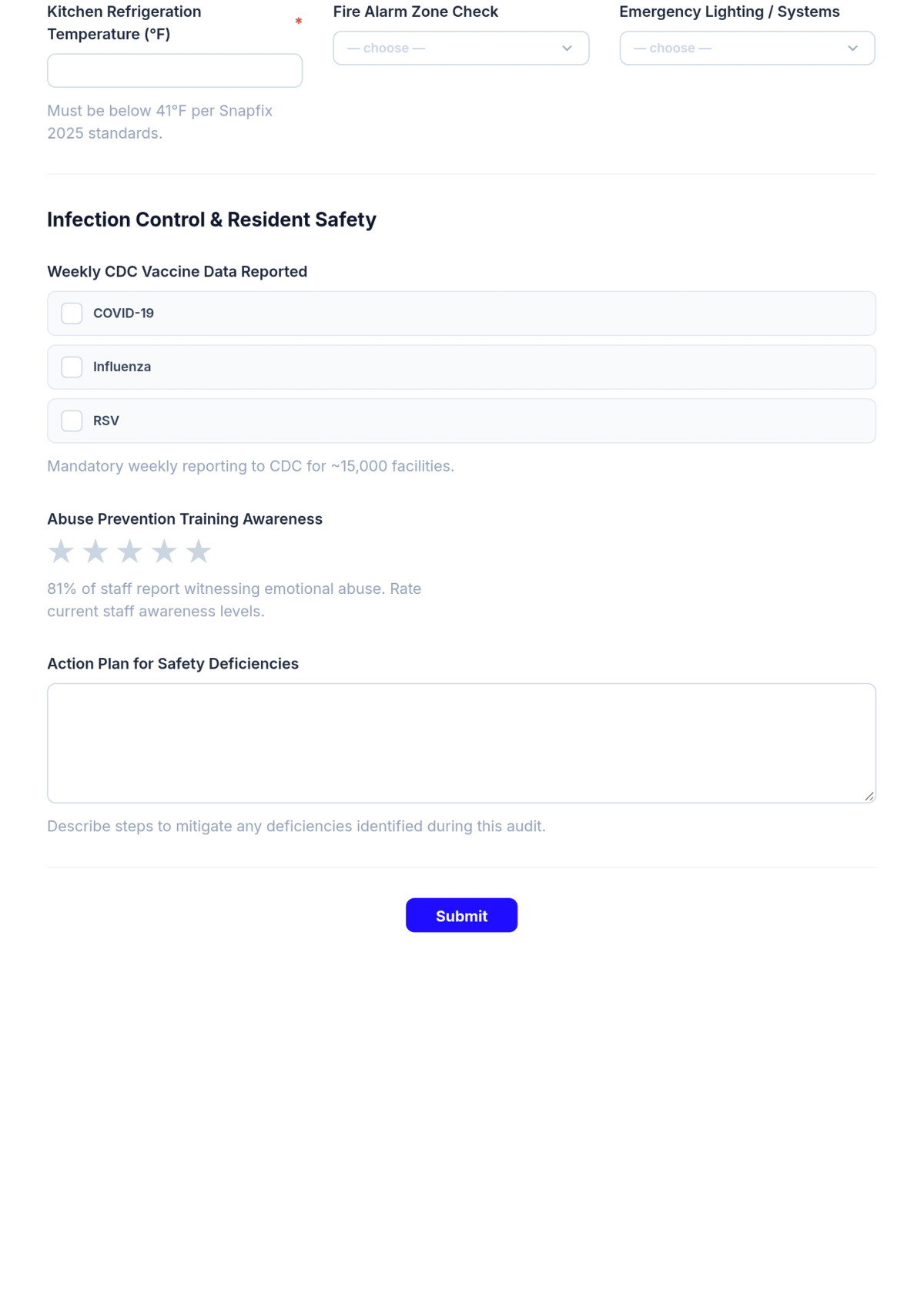 Free Nursing Home Safety Checklist Template & AI Maker