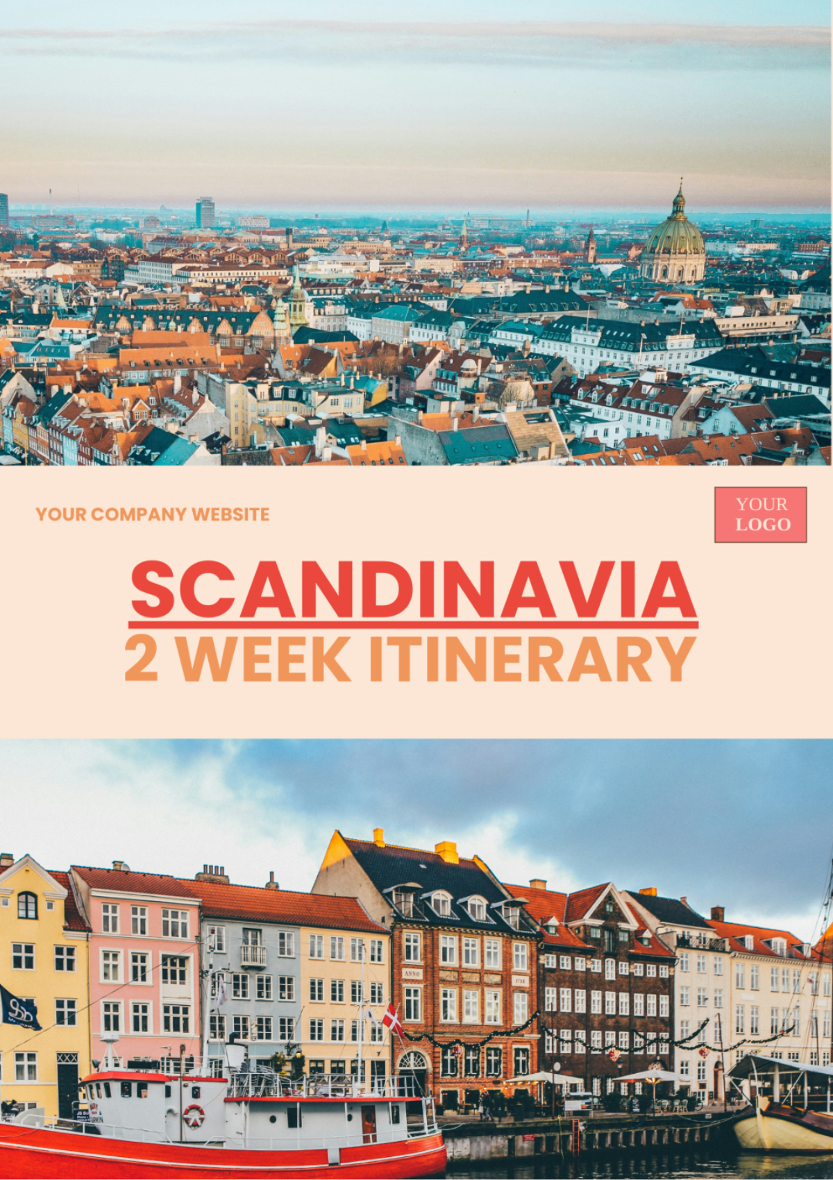 Free 2 Week Scandinavia Itinerary Template