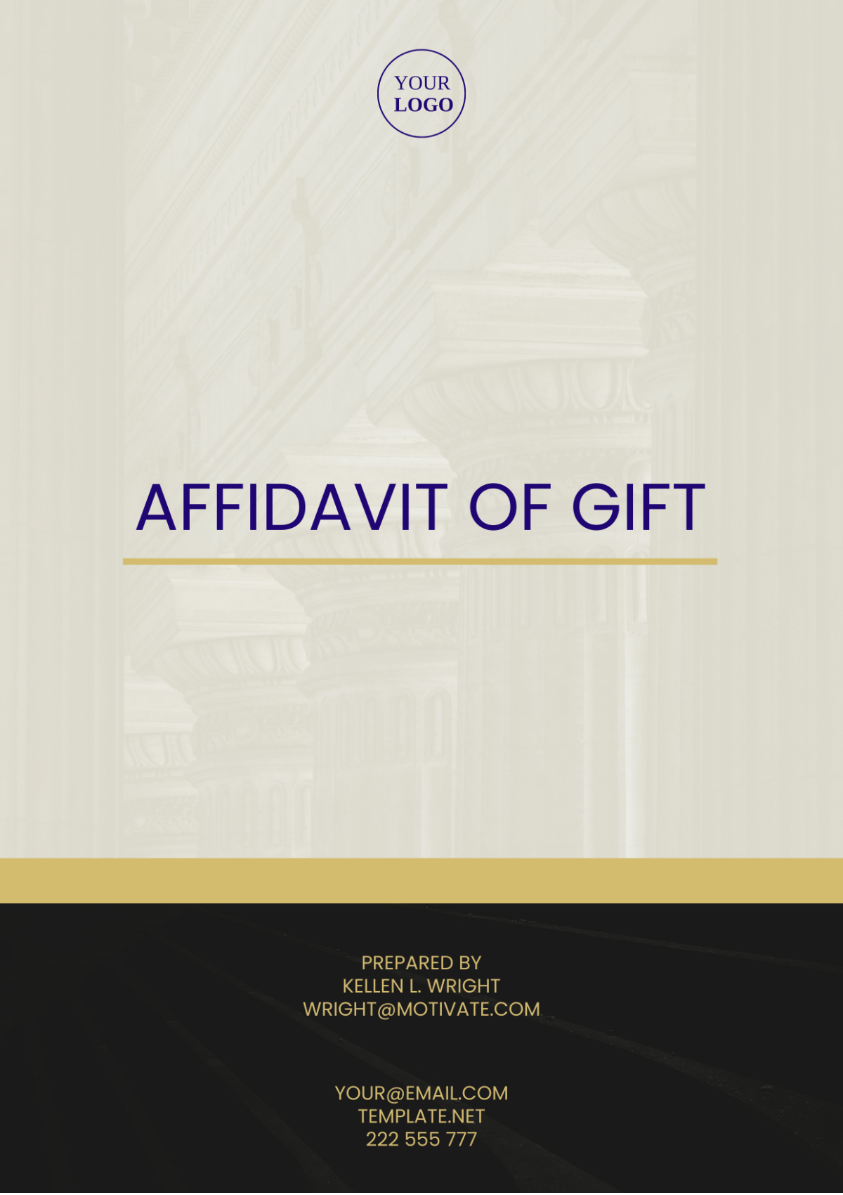 Iowa Affidavit of Gift Template - Edit Online & Download