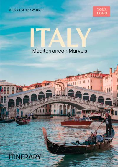 Free Backpacking Italy Itinerary Template to Edit Online