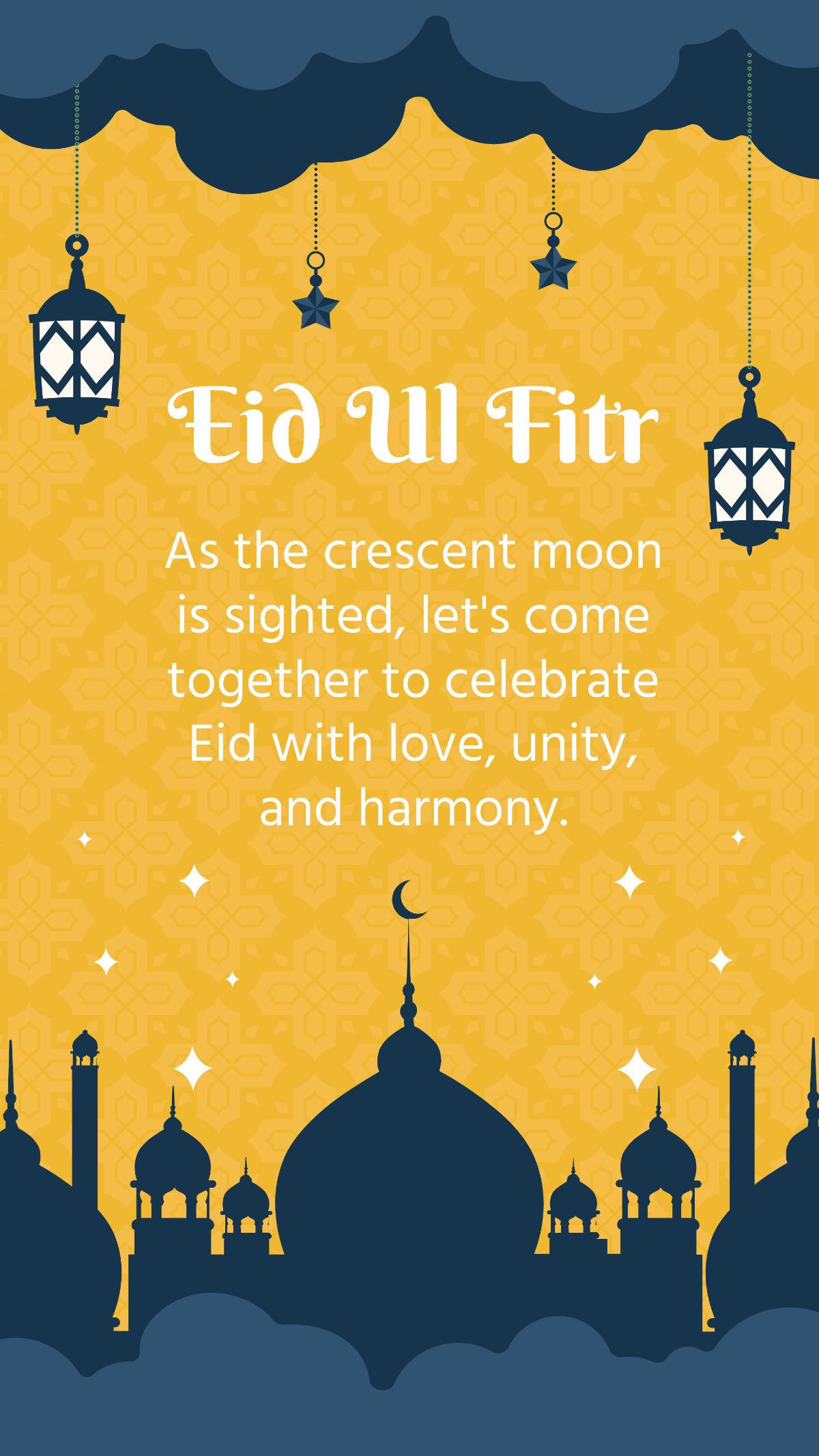 Free Eid Ul Fitr Social Media Post Template