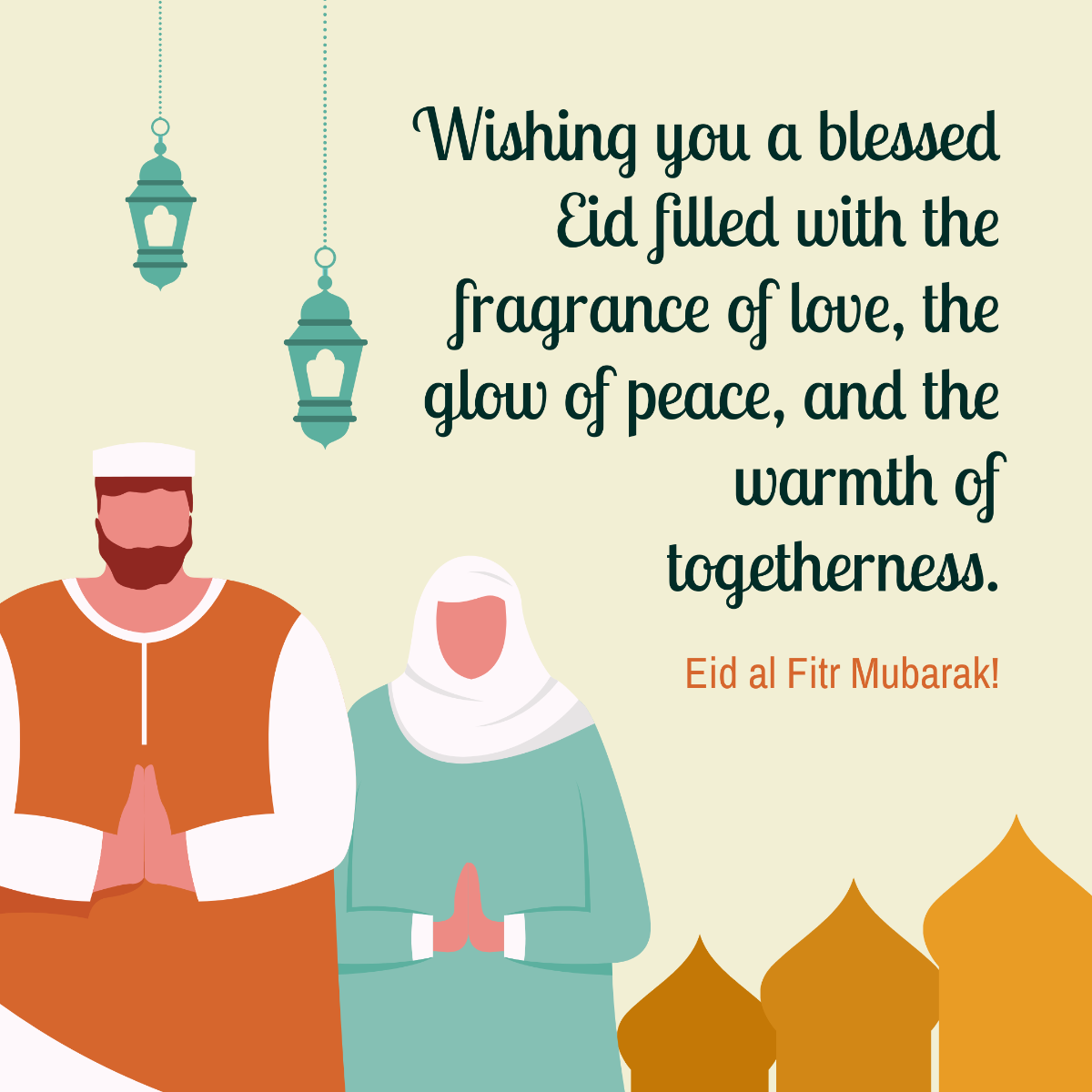 Free Eid al Fitr Facebook Post Template